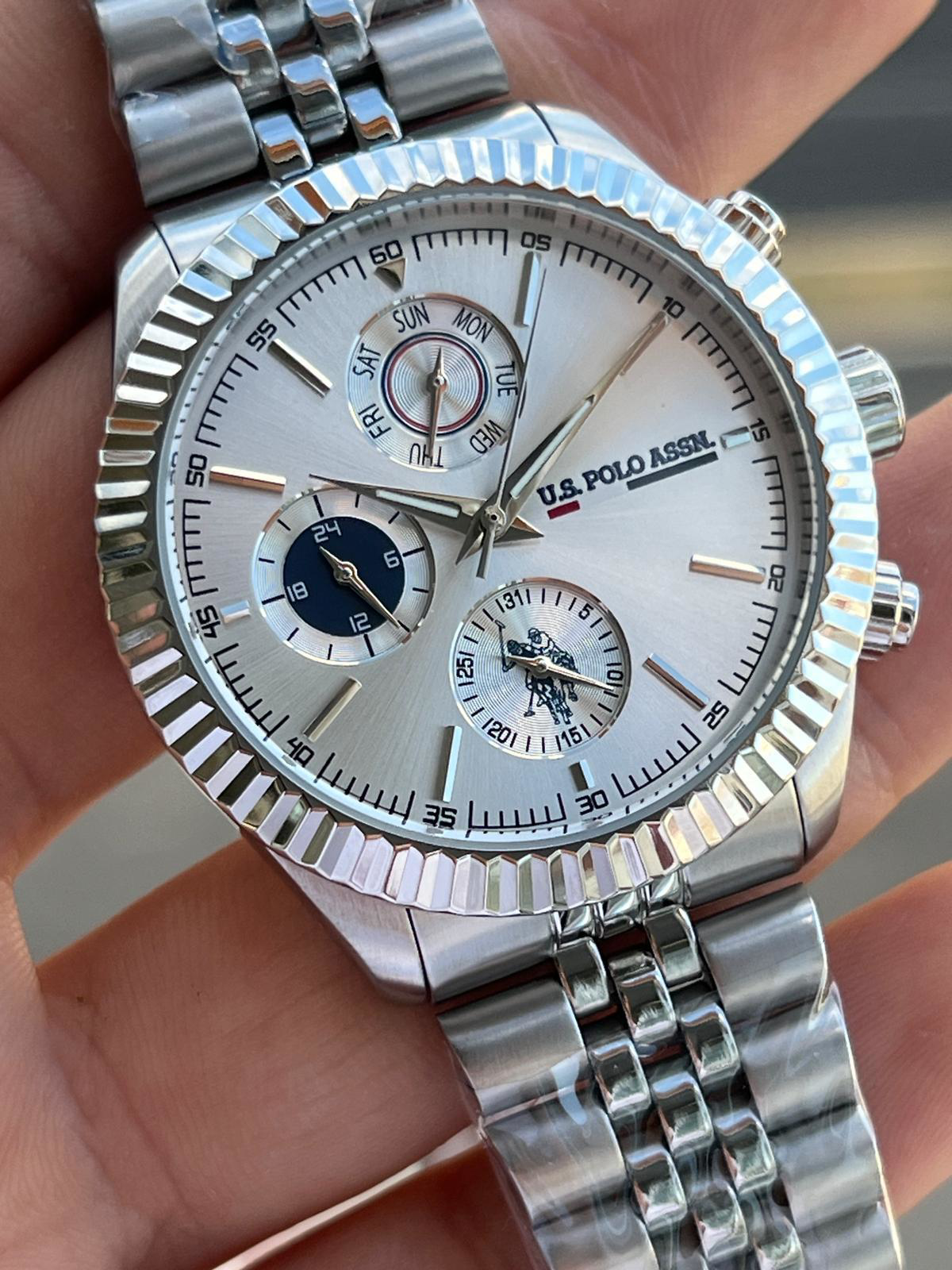 U.S.POLO ASSN Çelik Kordon İç Fonksiyonları Aktif 5 Atm Suya Daya