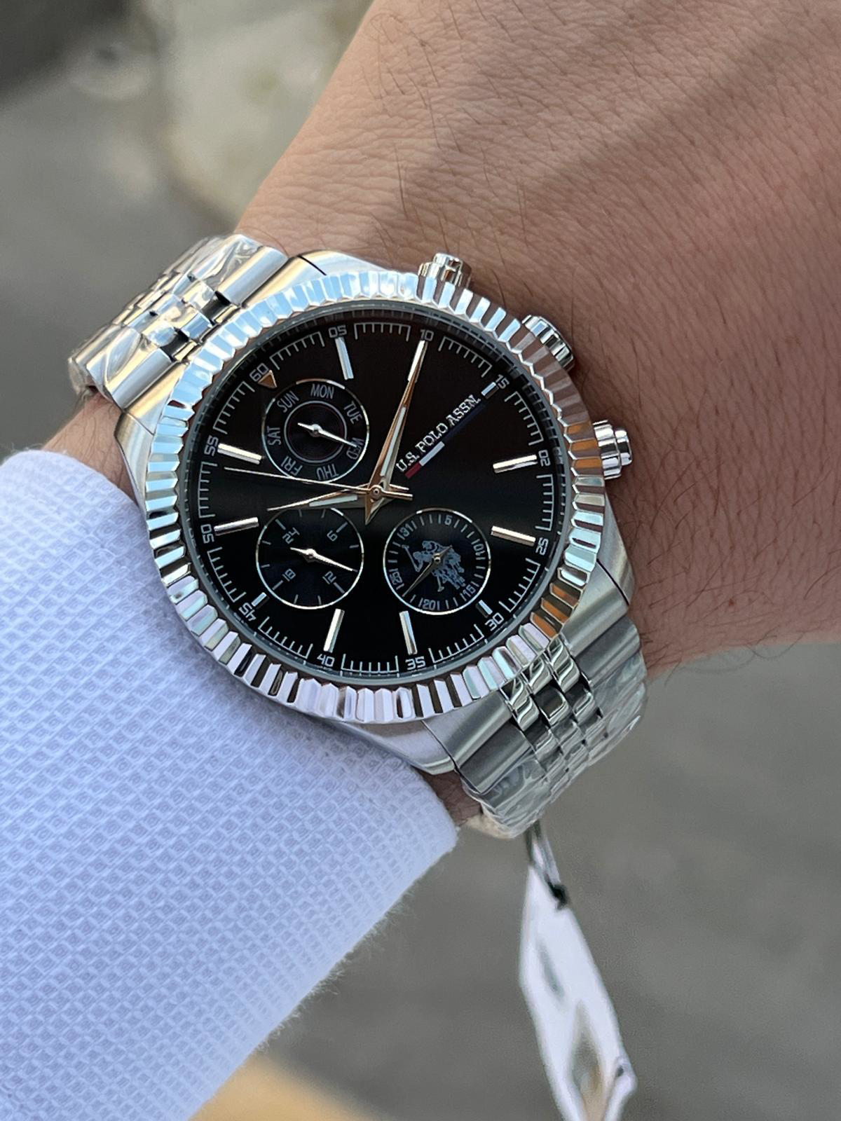 U.S.POLO ASSN Çelik Kordon İç Fonksiyonları Aktif 5 Atm Suya Daya U.S.POLO ASSN Çelik Kordon İç Fonksiyonları Aktif 5 Atm Suya Daya