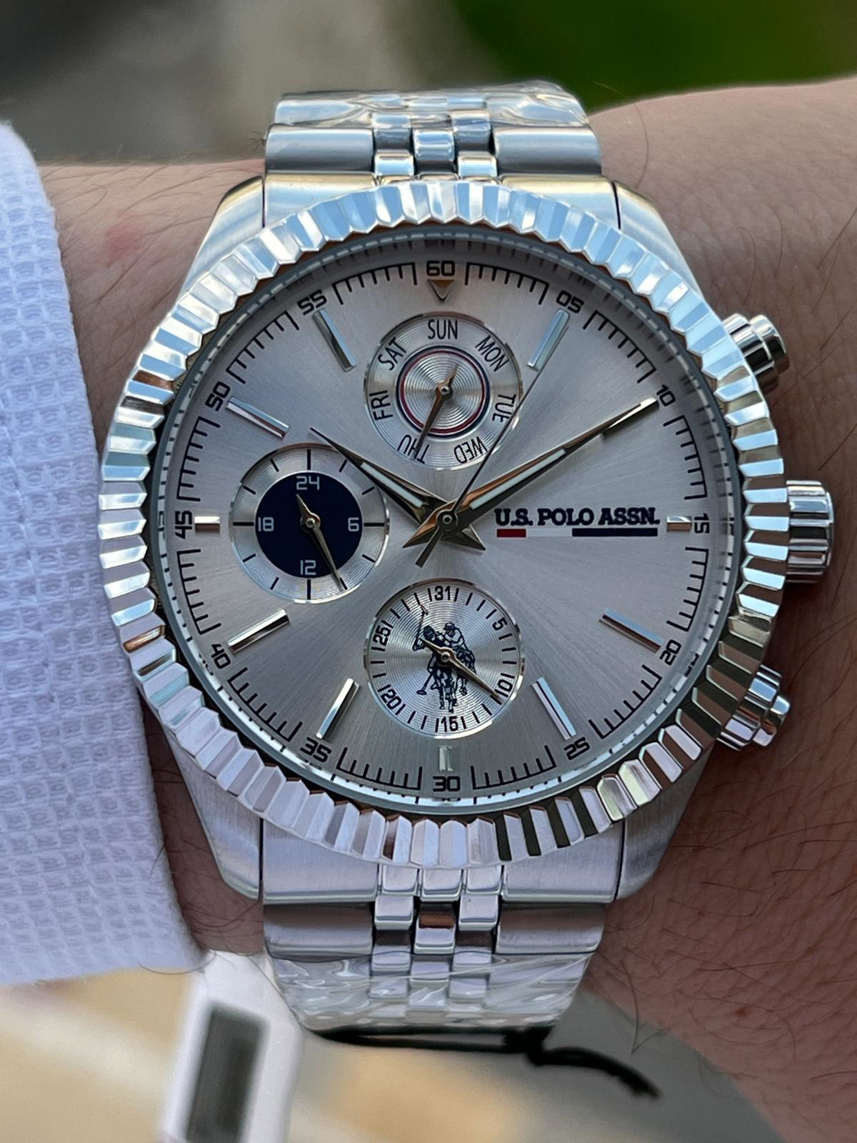 U.S.POLO ASSN Çelik Kordon İç Fonksiyonları Aktif 5 Atm Suya Daya