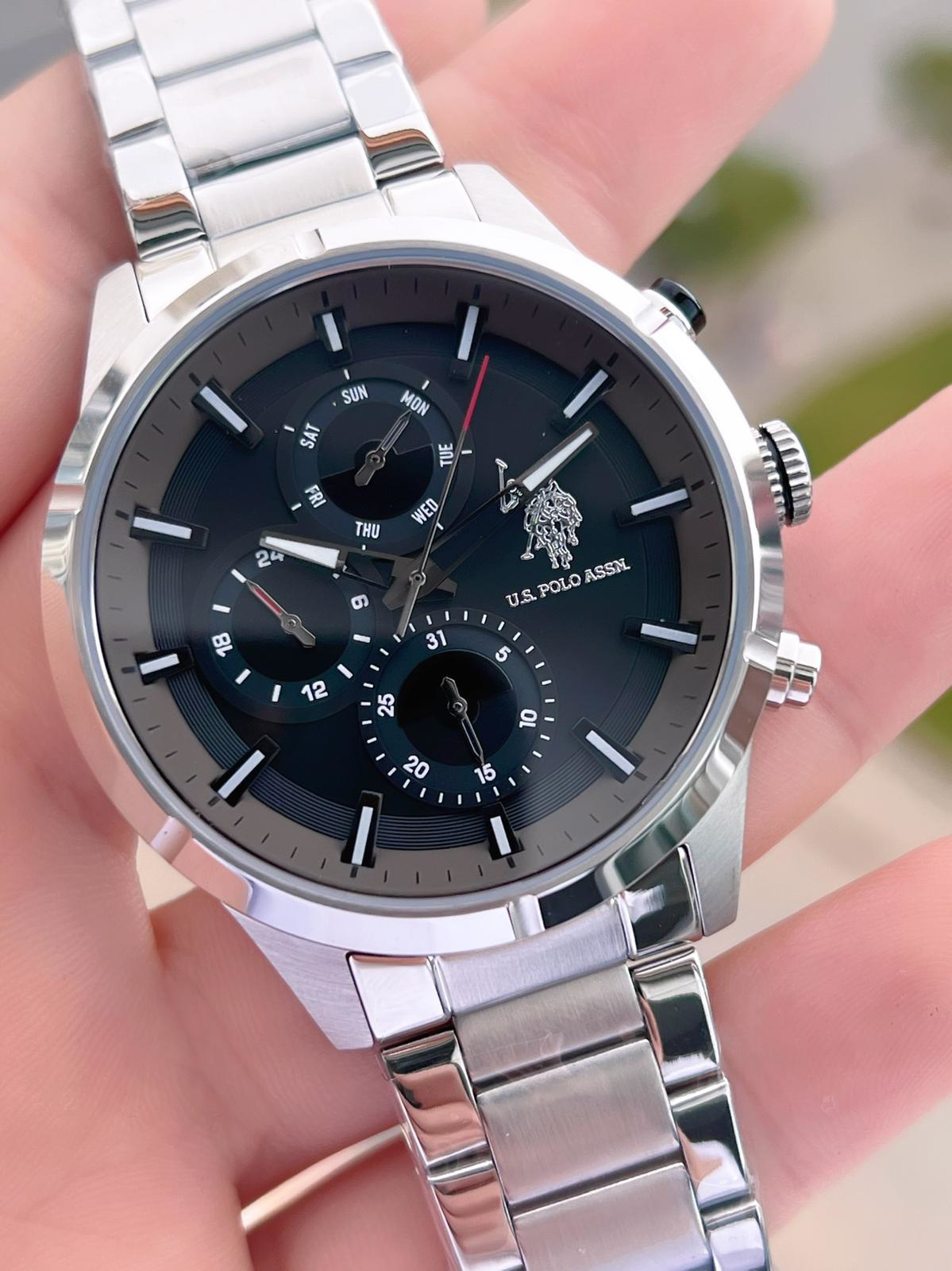 U.S.Polo Assn Çelik Kordon İç Fonksiyonları Aktif 5 Atm Suya Daya U.S.Polo Assn Çelik Kordon İç Fonksiyonları Aktif 5 Atm Suya Daya