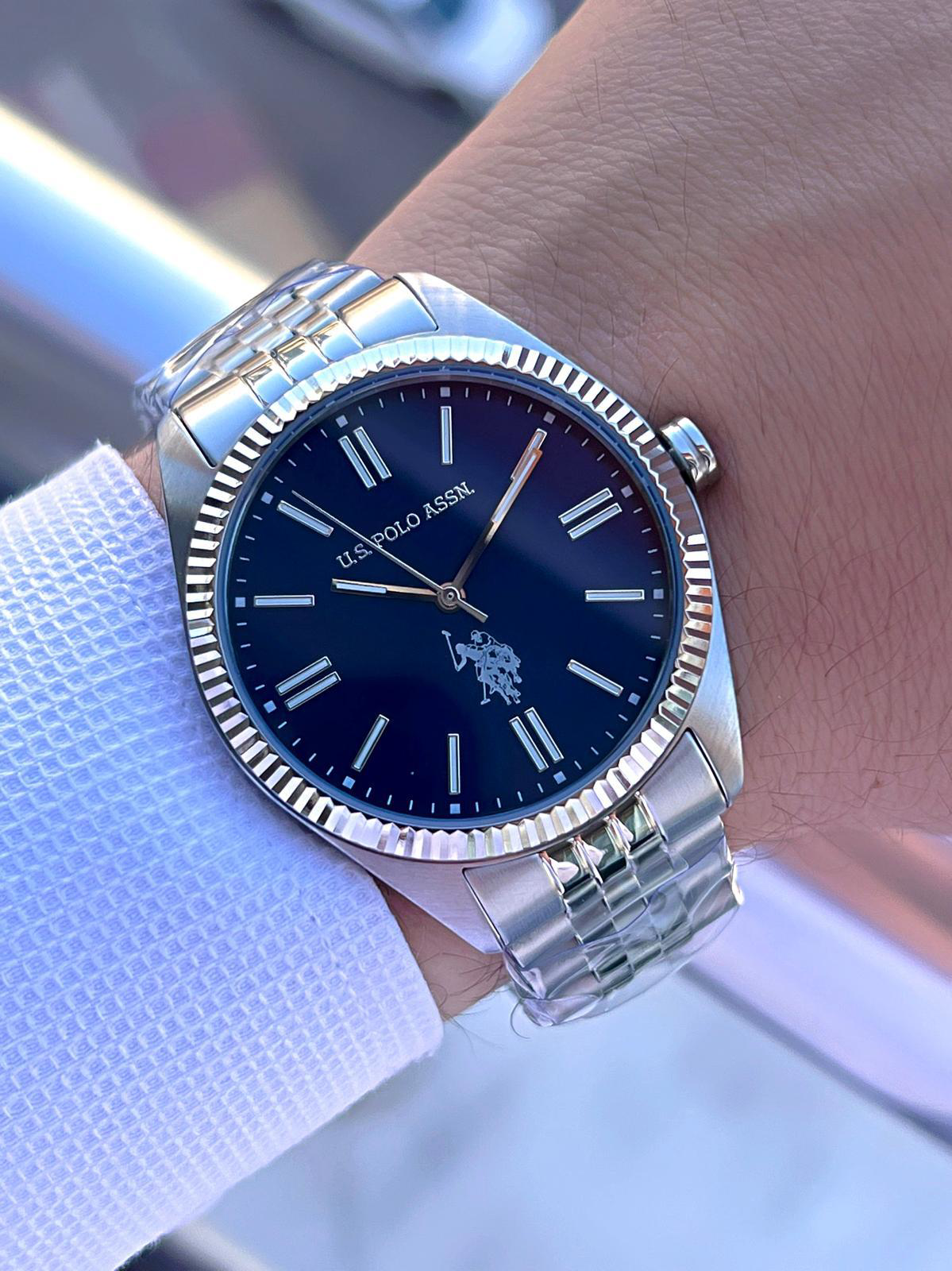 U.S.Polo Assn Çelik Kasa Ve Kordon 2 Yıl Garantili 3 Atm Suya Day