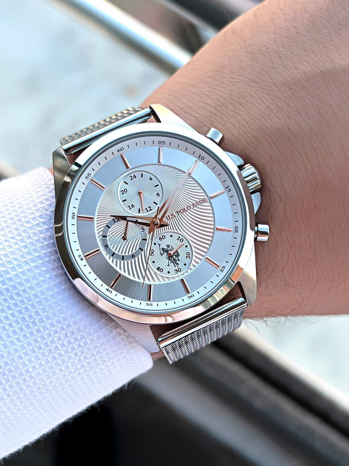 U.S.POLO ASSN Çelik Kordon İç Fonksiyonları Aktif 5 Atm Suya Daya