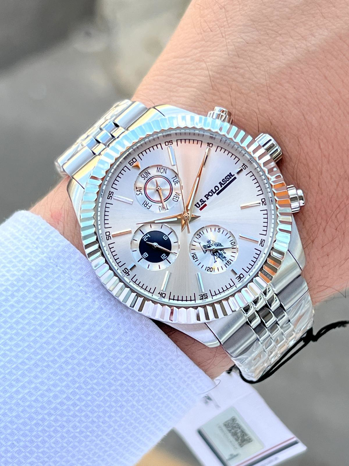 U.S.POLO ASSN Çelik Kordon İç Fonksiyonları Aktif 5 Atm Suya Daya