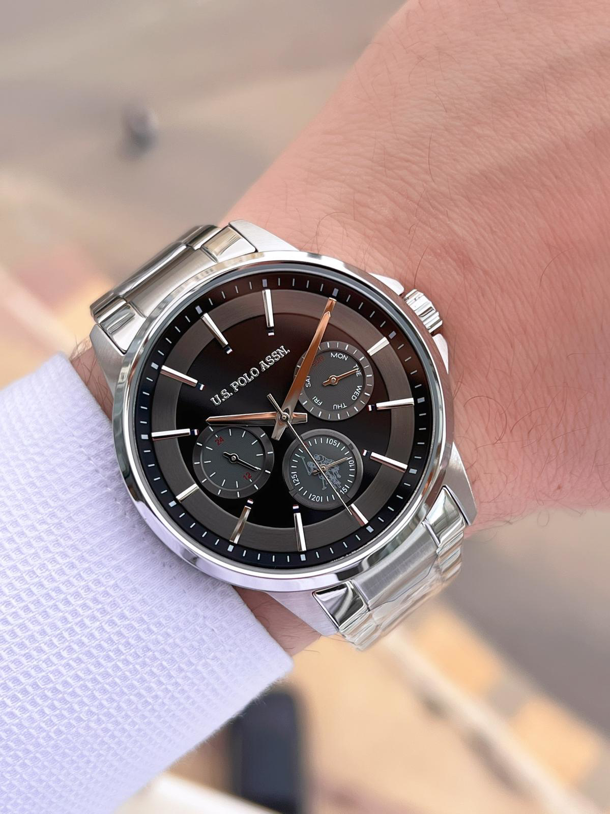 U.S. Polo Assn. U.S.Polo Assn Çelik Kordon İç Fonksiyonlari Aktif 5 Atm Suya Daya