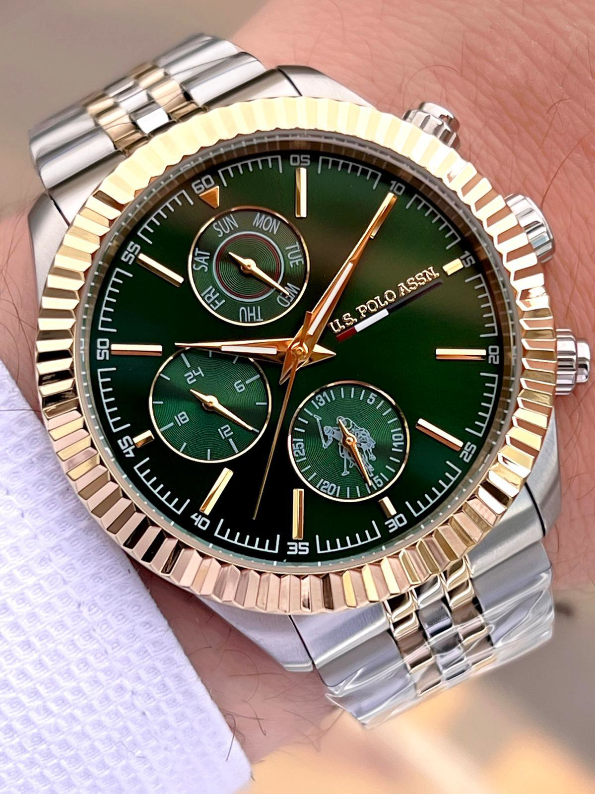 U.S.POLO ASSN Çelik Kordon İç Fonksiyonları Aktif 5 Atm Suya Daya