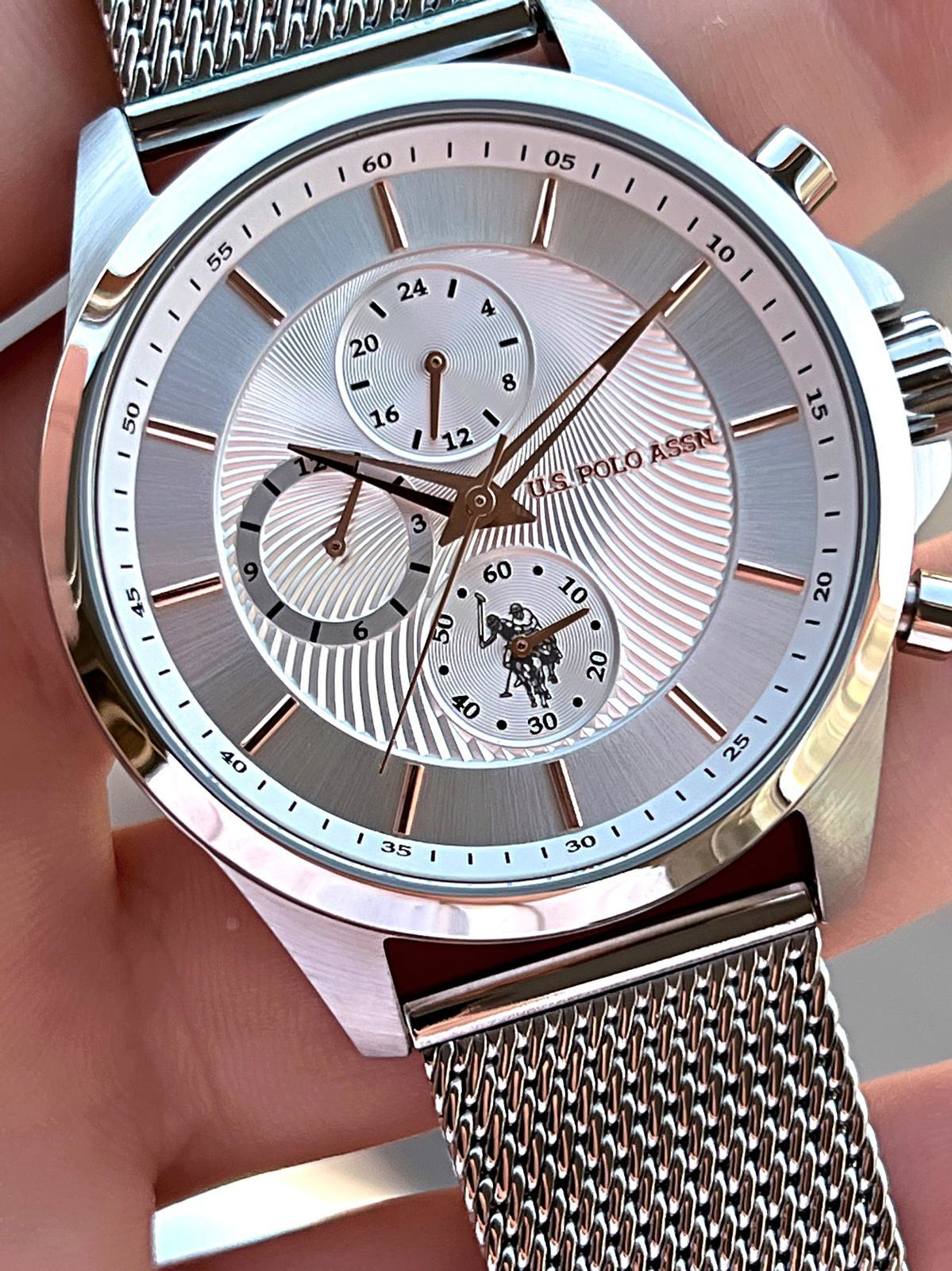 U.S.POLO ASSN Çelik Kordon İç Fonksiyonları Aktif 5 Atm Suya Daya