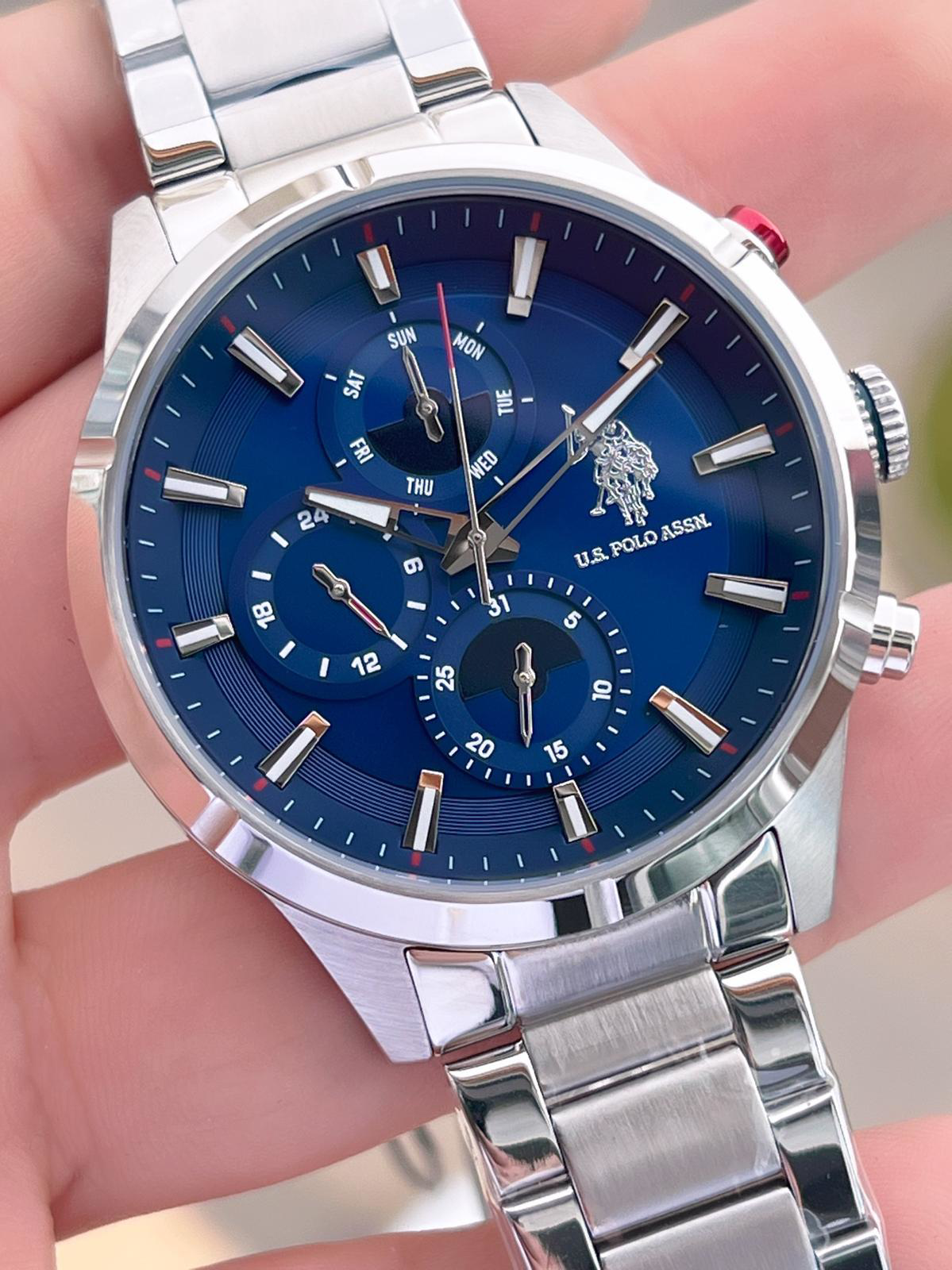 U.S.Polo Assn Çelik Kordon İç Fonksiyonları Aktif 5 Atm Suya Daya