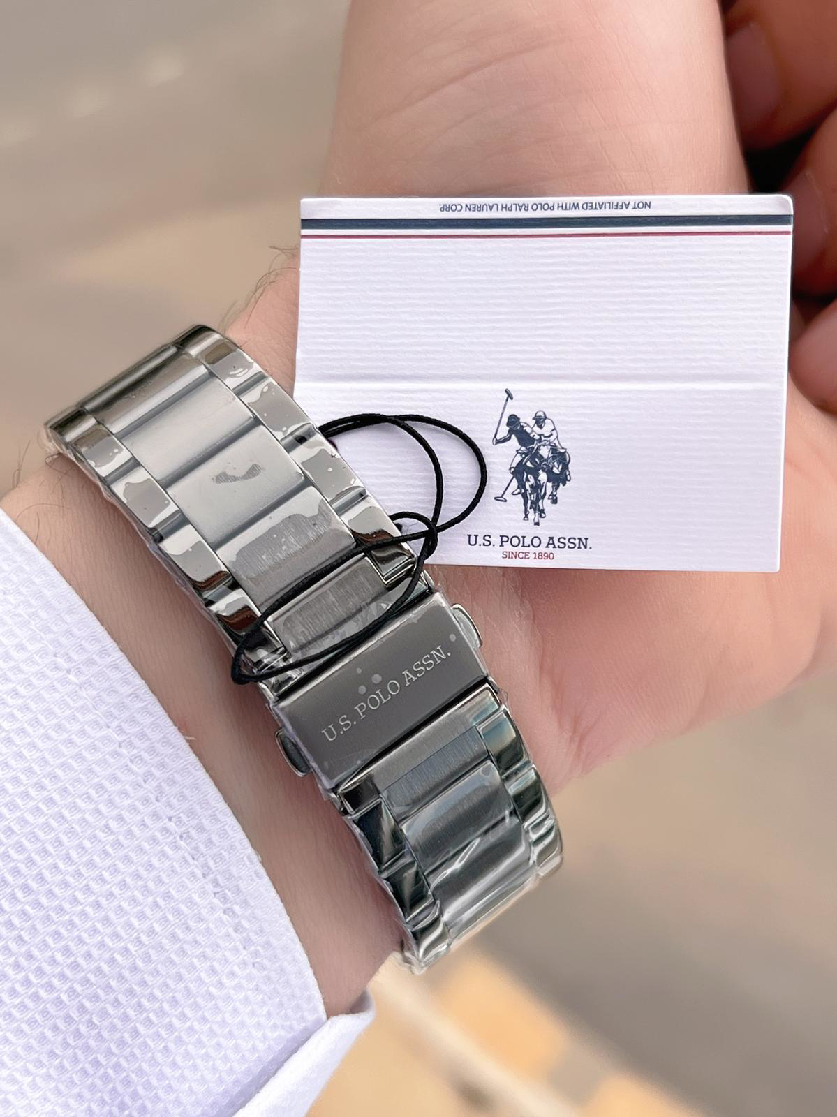 U.S.Polo Assn Çelik Kordon İç Fonksiyonları Aktif 5 Atm Suya Daya