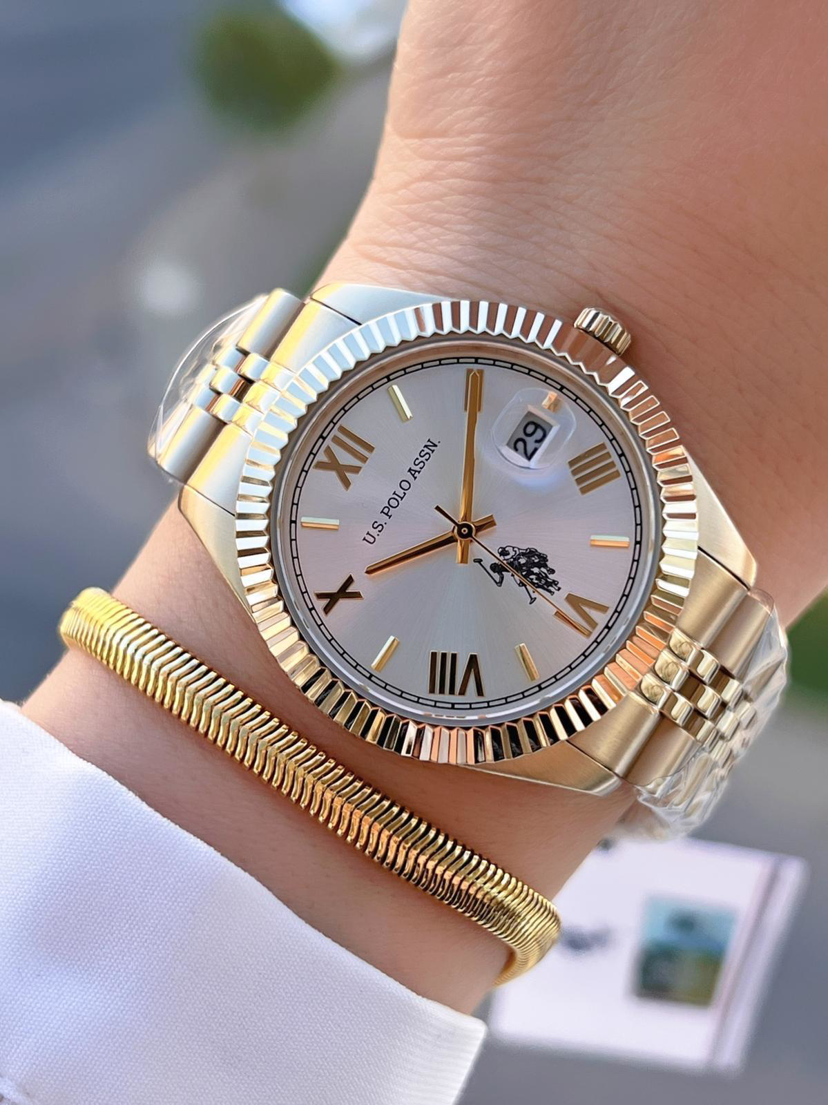 U.S.Polo Assn. Çelik Kordon Ve Kasa Kararma Renk Atma Yapmaz 2 Yı