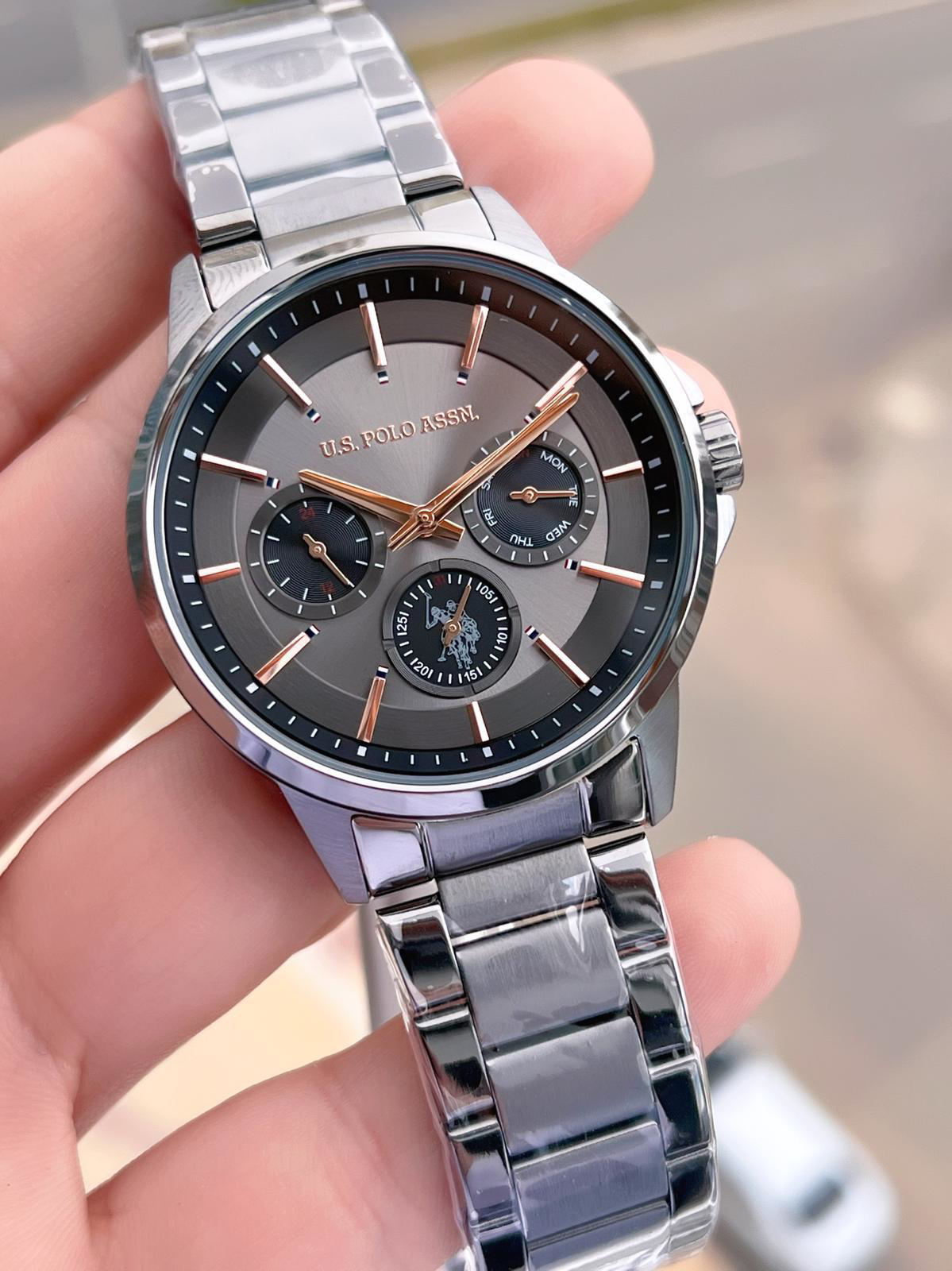 U.S.Polo Assn Çelik Kordon İç Fonksiyonları Aktif 5 Atm Suya Daya