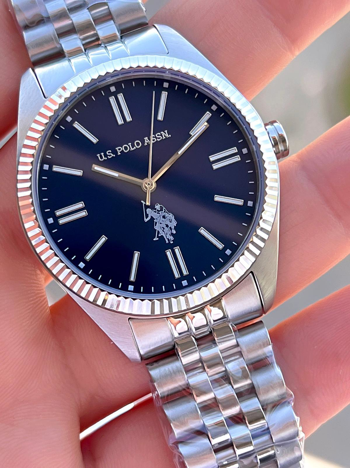 U.S.Polo Assn Çelik Kasa Ve Kordon 2 Yıl Garantili 3 Atm Suya Day