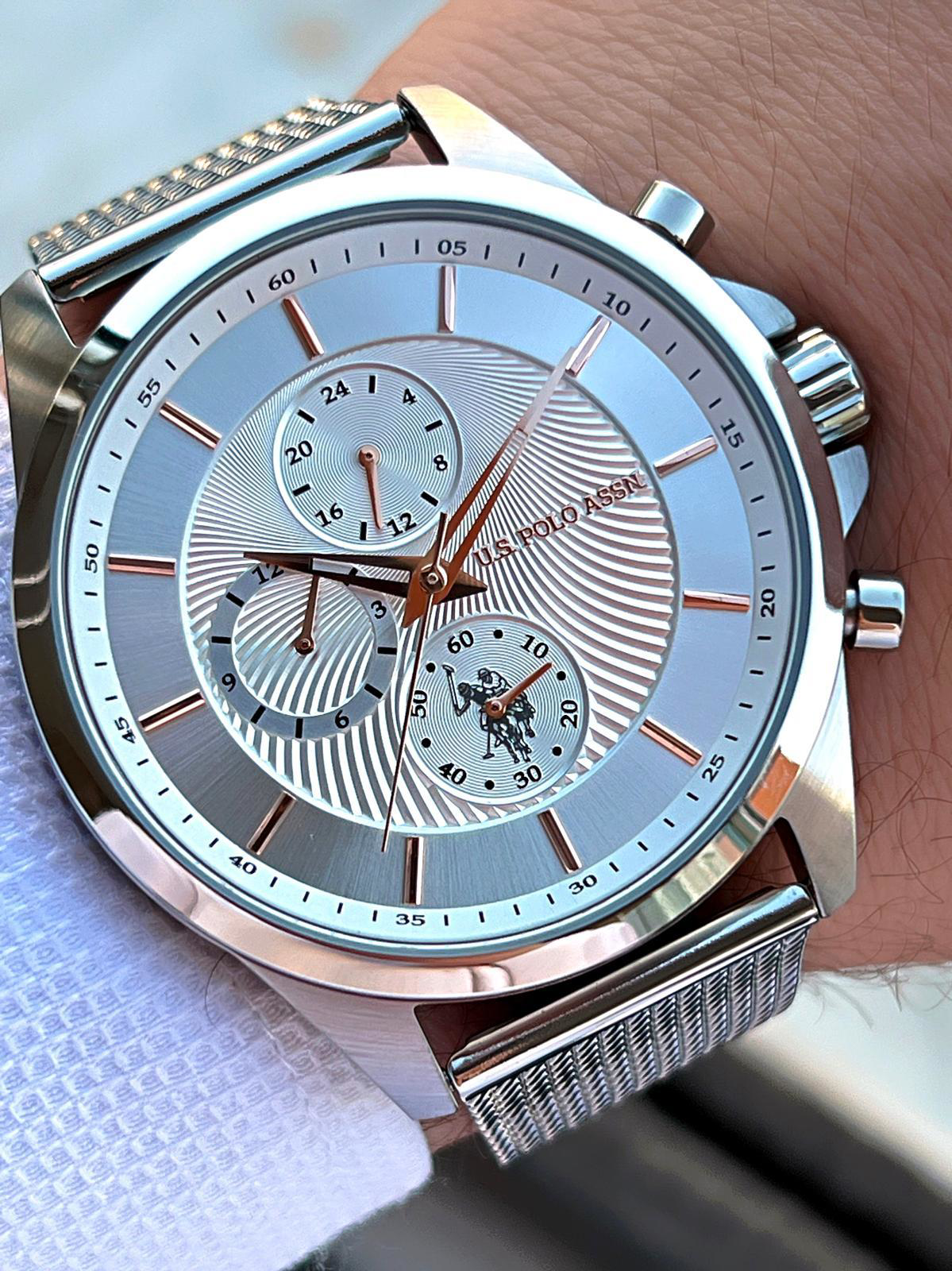 U.S.POLO ASSN Çelik Kordon İç Fonksiyonları Aktif 5 Atm Suya Daya