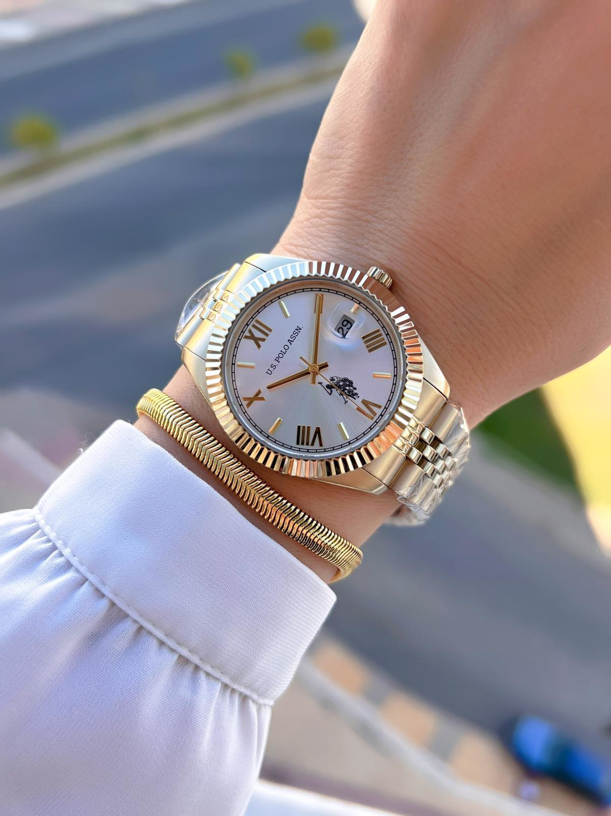 U.S.Polo Assn. Çelik Kordon Ve Kasa Kararma Renk Atma Yapmaz 2 Yı