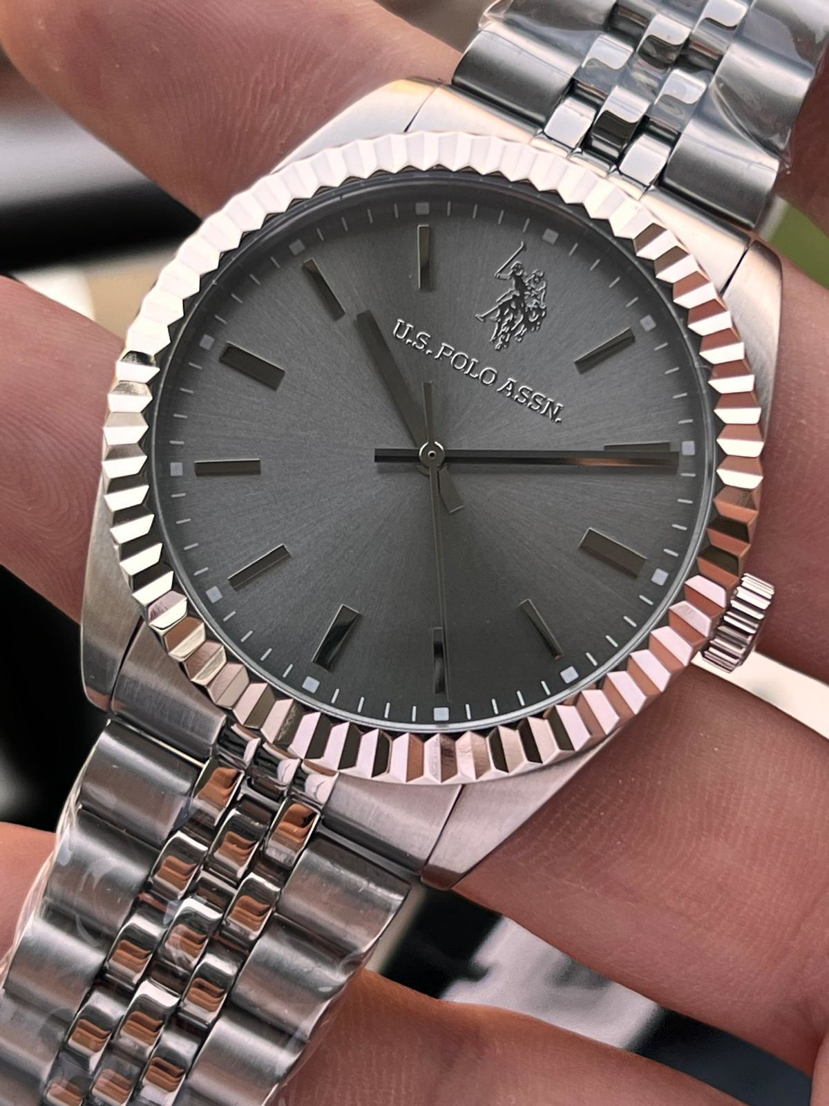 U.S.Polo Assn Çelik Kasa Ve Kordon 2 Yıl Garantili 5 Atm Suya Day