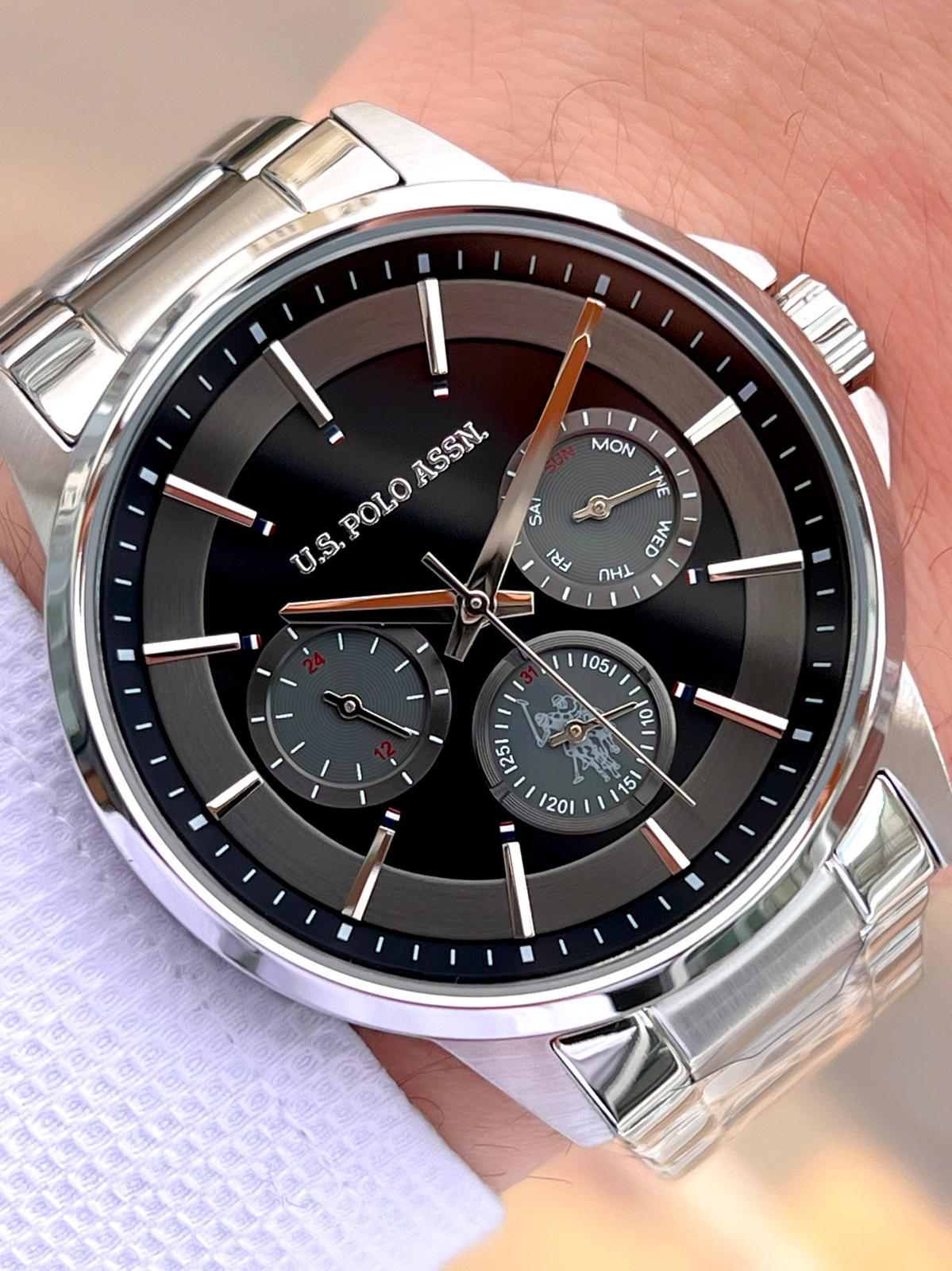 U.S. Polo Assn. U.S.Polo Assn Çelik Kordon İç Fonksiyonlari Aktif 5 Atm Suya Daya