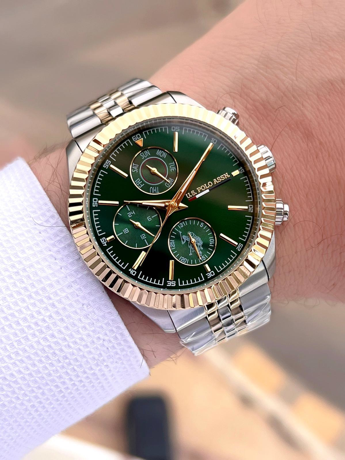 U.S.POLO ASSN Çelik Kordon İç Fonksiyonları Aktif 5 Atm Suya Daya