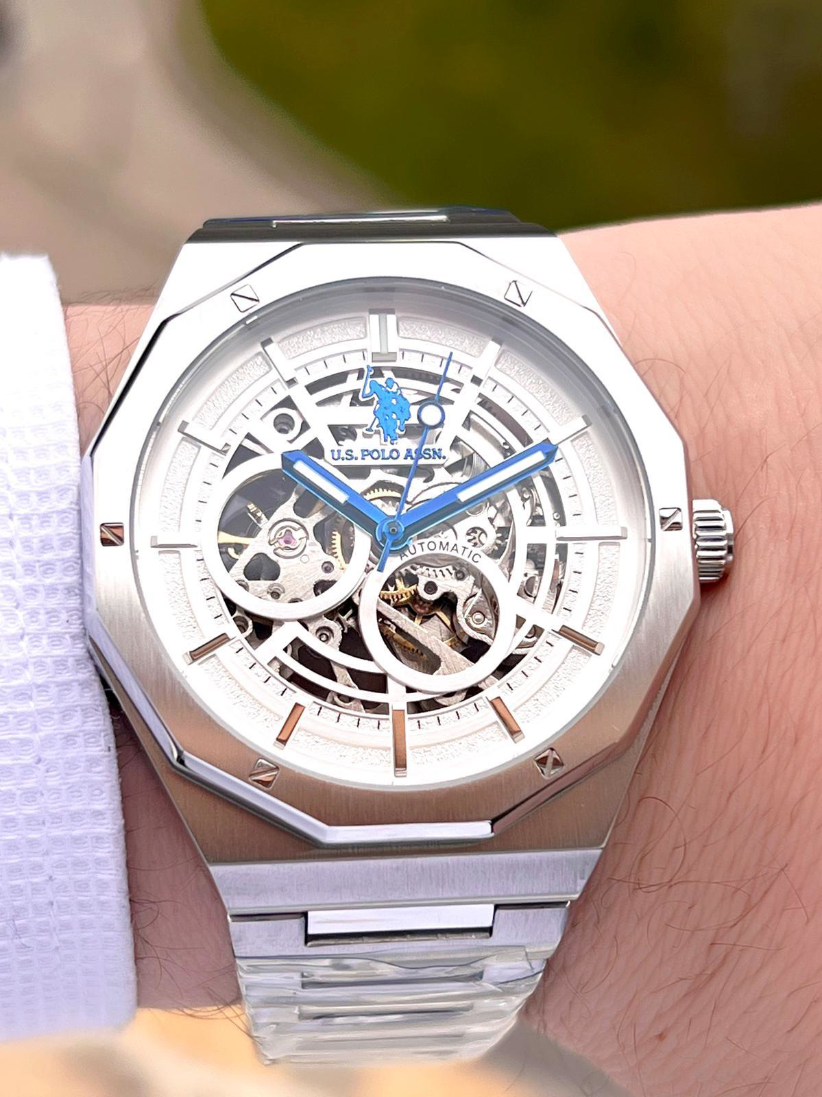 U.S.Polo Assn Otomatik Mekanizmalı Çelik Kasa&Kordonlu 2 Yıl Gara