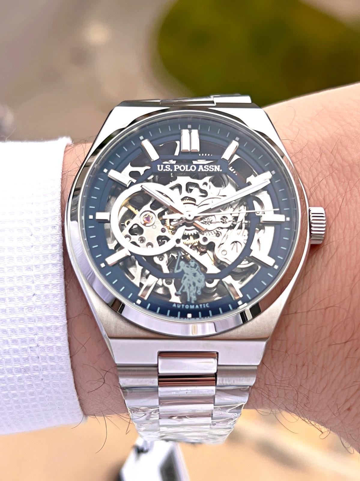 U.S.Polo Assn Otomatik Mekanizmalı Çelik Kasa&Kordonlu 2 Yıl Gara