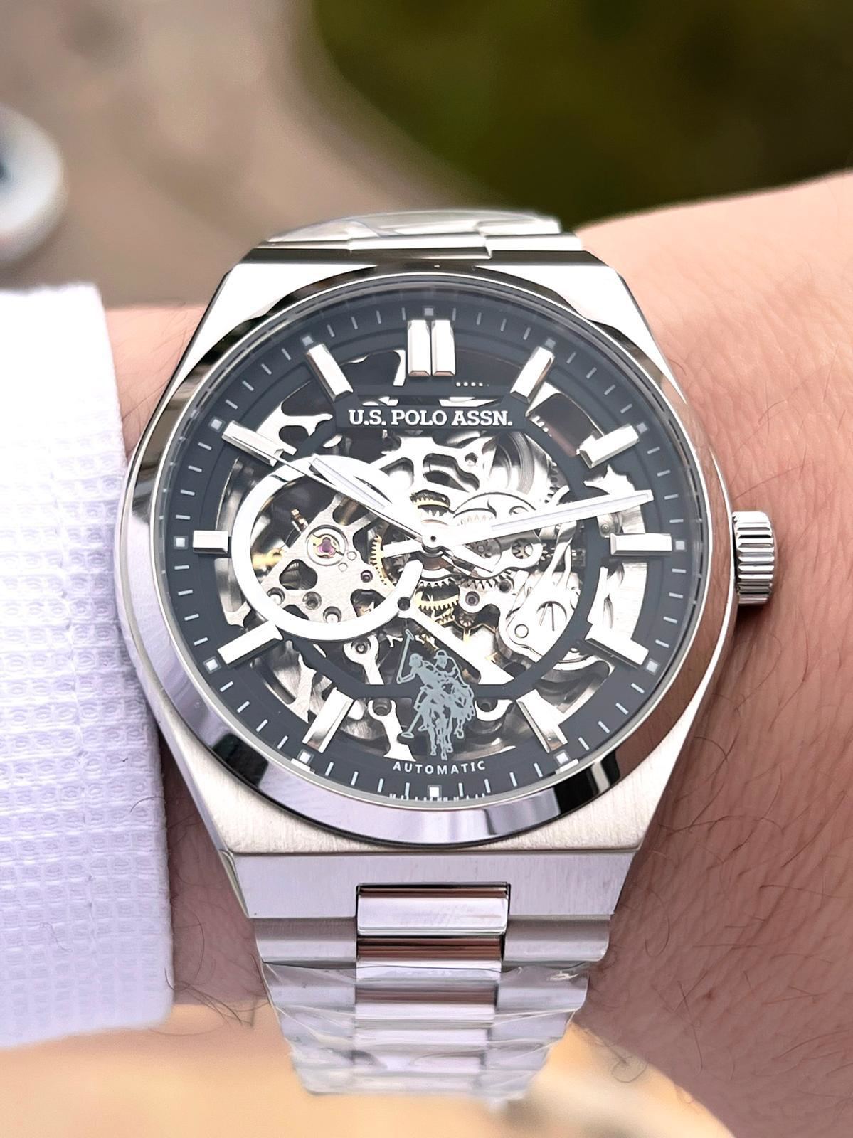 U.S.Polo Assn Otomatik Mekanizmalı Çelik Kasa&Kordonlu 2 Yıl Gara