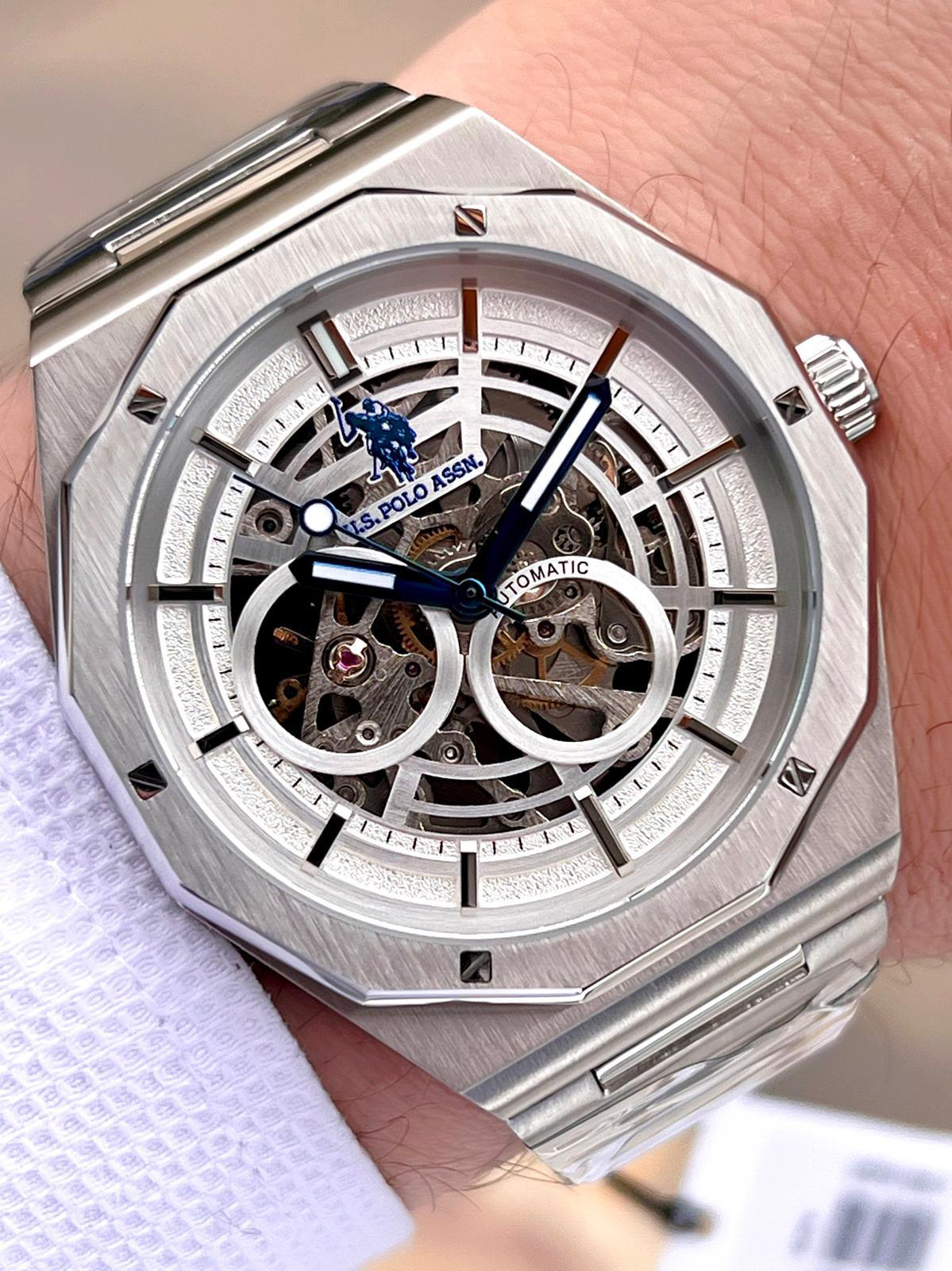 U.S.Polo Assn Otomatik Mekanizmalı Çelik Kasa&Kordonlu 2 Yıl Gara