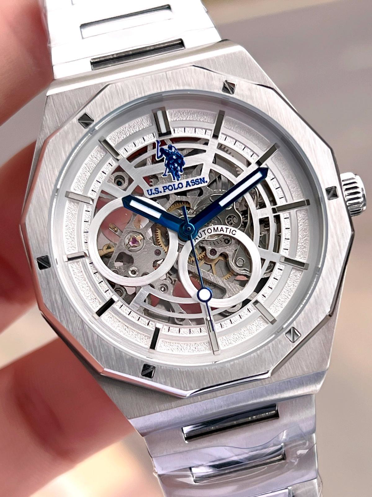 U.S.Polo Assn Otomatik Mekanizmalı Çelik Kasa&Kordonlu 2 Yıl Gara