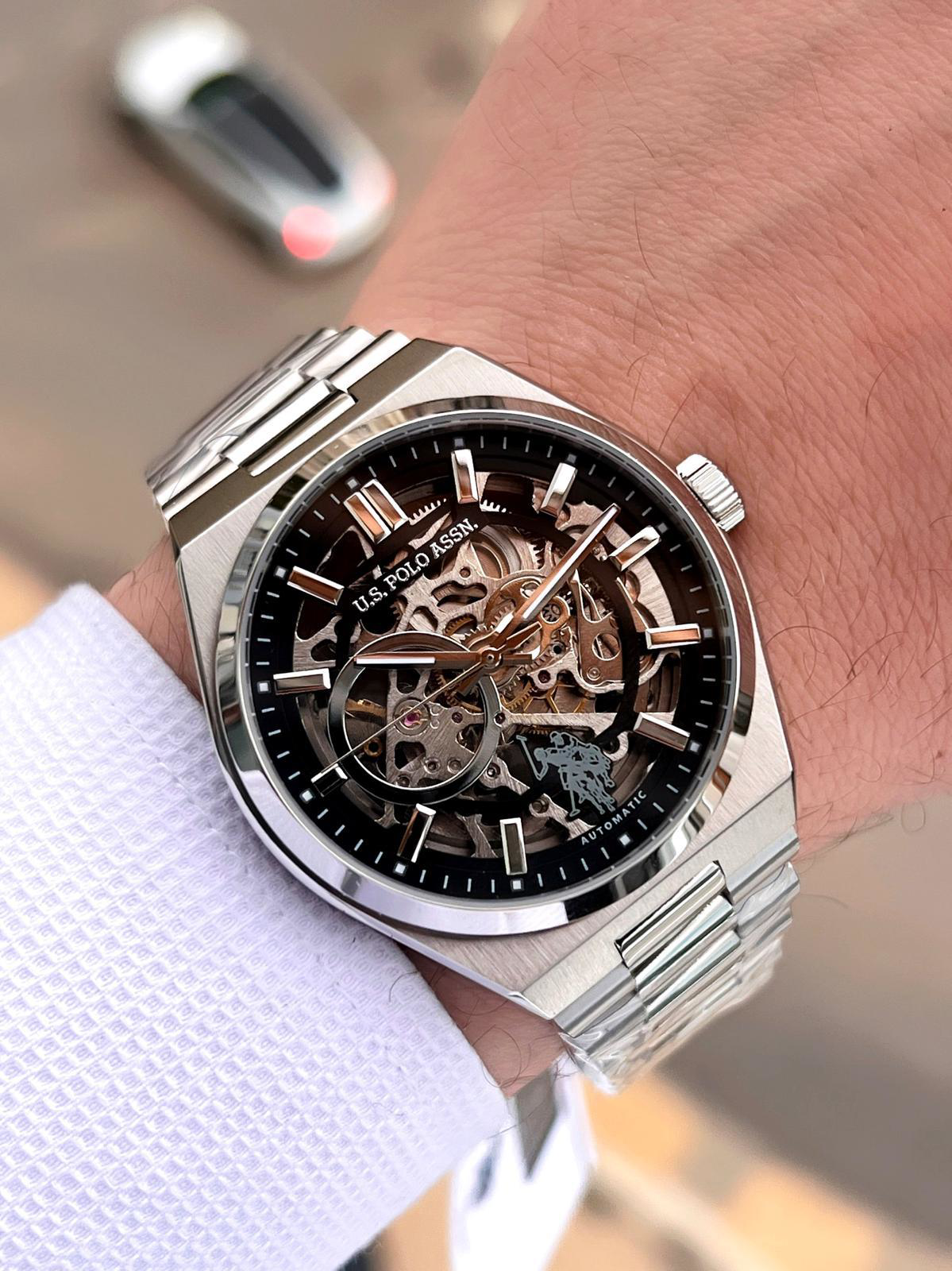 U.S.Polo Assn Otomatik Mekanizmalı Çelik Kasa&Kordonlu 2 Yıl Gara