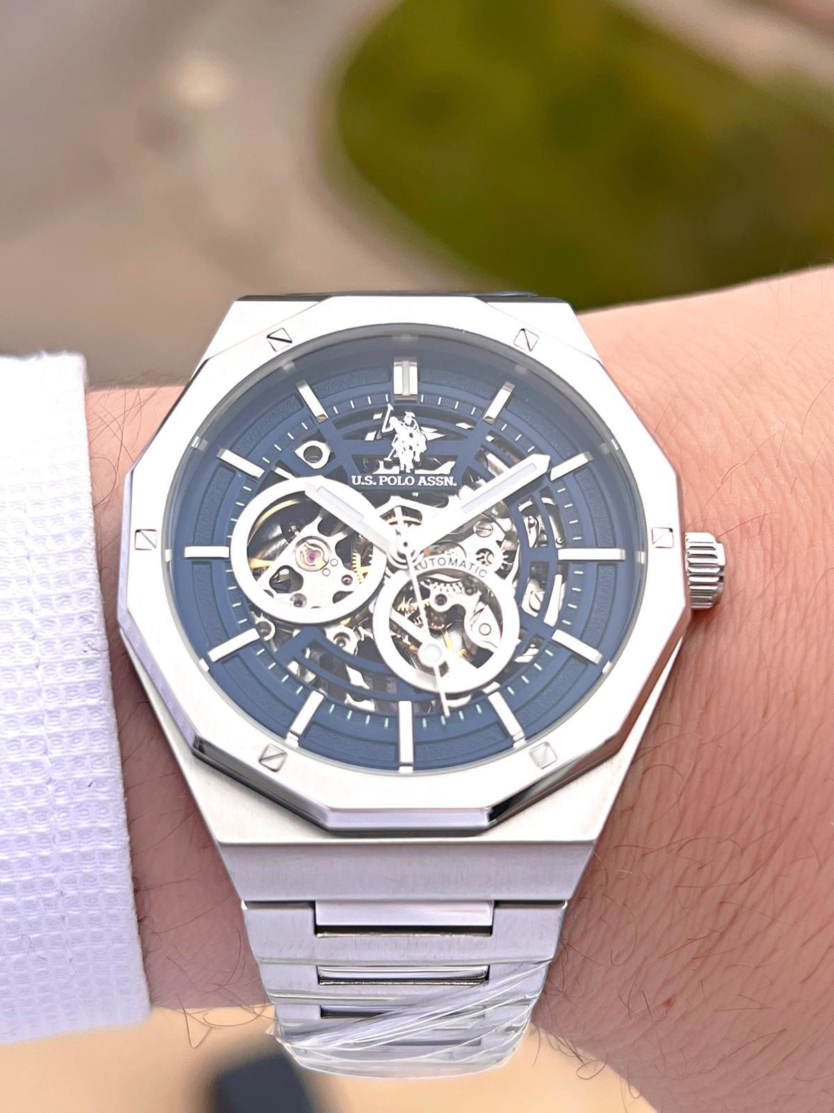 U.S.Polo Assn Otomatik Mekanizmalı Çelik Kasa&Kordonlu 2 Yıl Gara