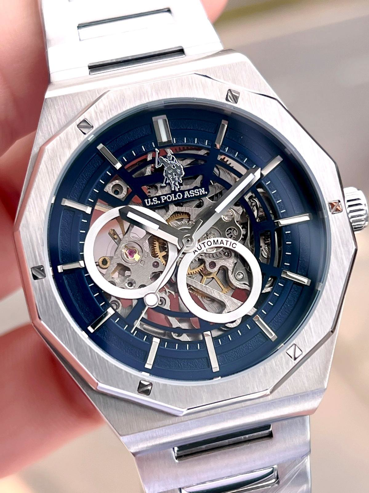 U.S.Polo Assn Otomatik Mekanizmalı Çelik Kasa&Kordonlu 2 Yıl Gara