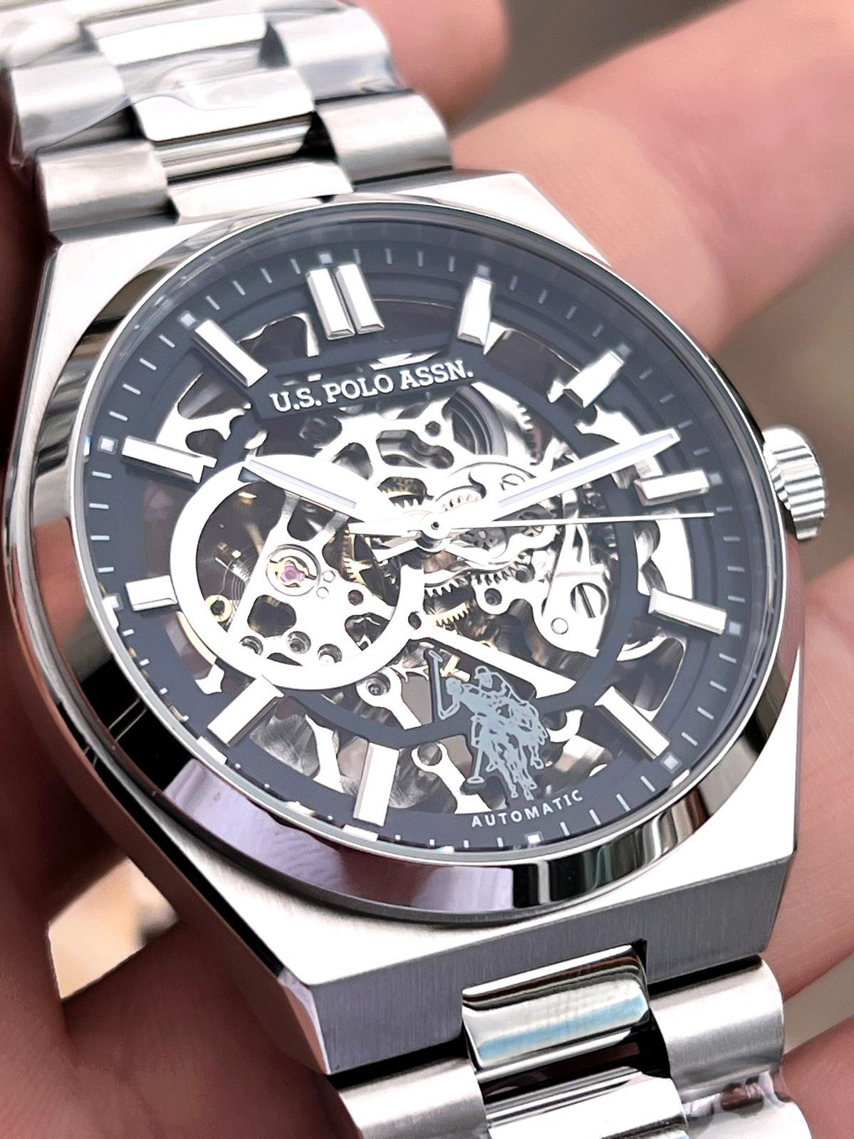 U.S.Polo Assn Otomatik Mekanizmalı Çelik Kasa&Kordonlu 2 Yıl Gara