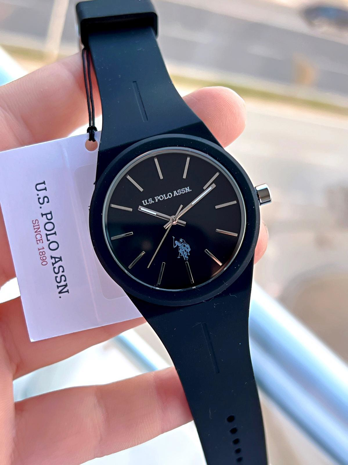 U.S.POLO ASSN Silikon Kordon 3 Atm Suya Dayanıklı Spor Erkek Kol 