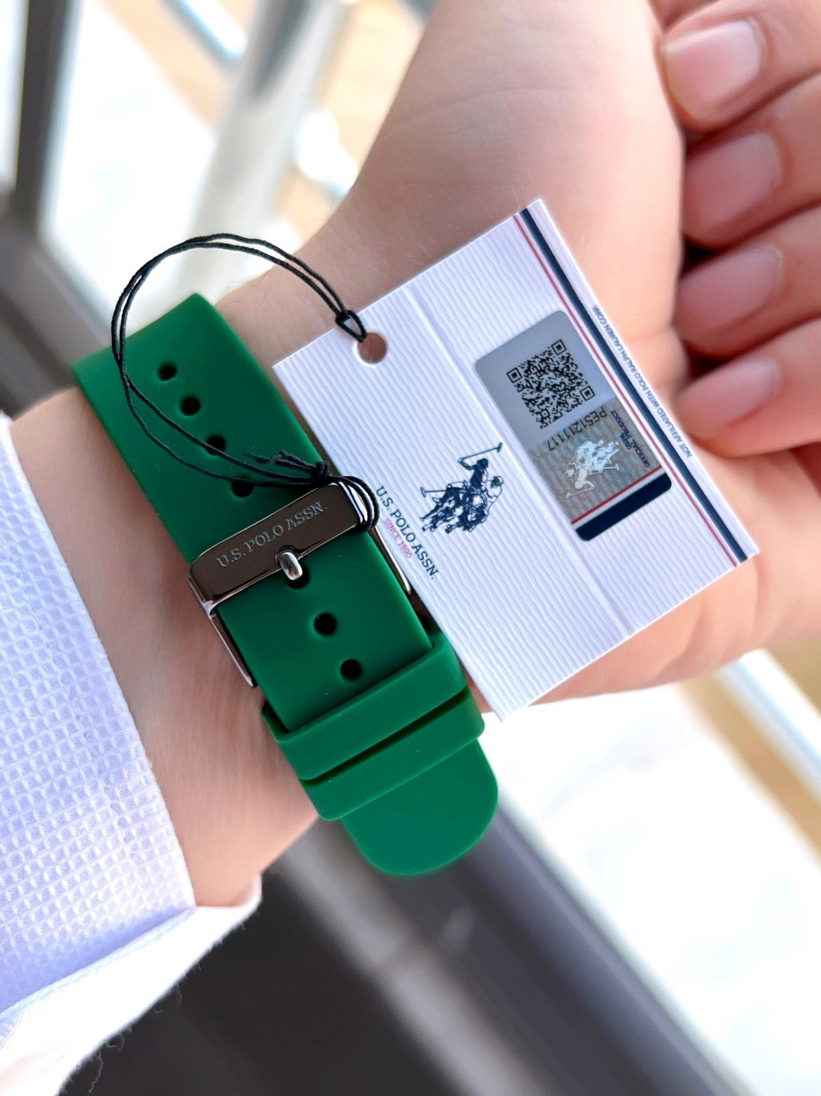 U.S.POLO ASSN Silikon Kordon 3 Atm Suya Dayanıklı Spor Erkek Kol 
