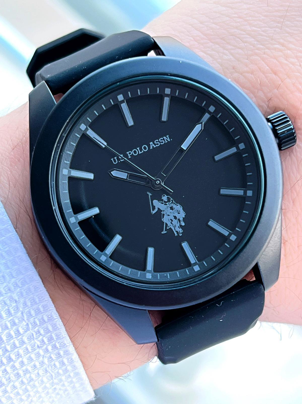 U.S.POLO ASSN Silikon Kordon 5 Atm Suya Dayanıklı Spor Erkek Kol U.S.POLO ASSN Silikon Kordon 5 Atm Suya Dayanıklı Spor Erkek Kol