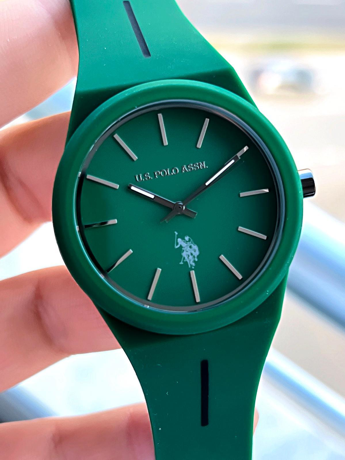 U.S.POLO ASSN Silikon Kordon 3 Atm Suya Dayanıklı Spor Erkek Kol 