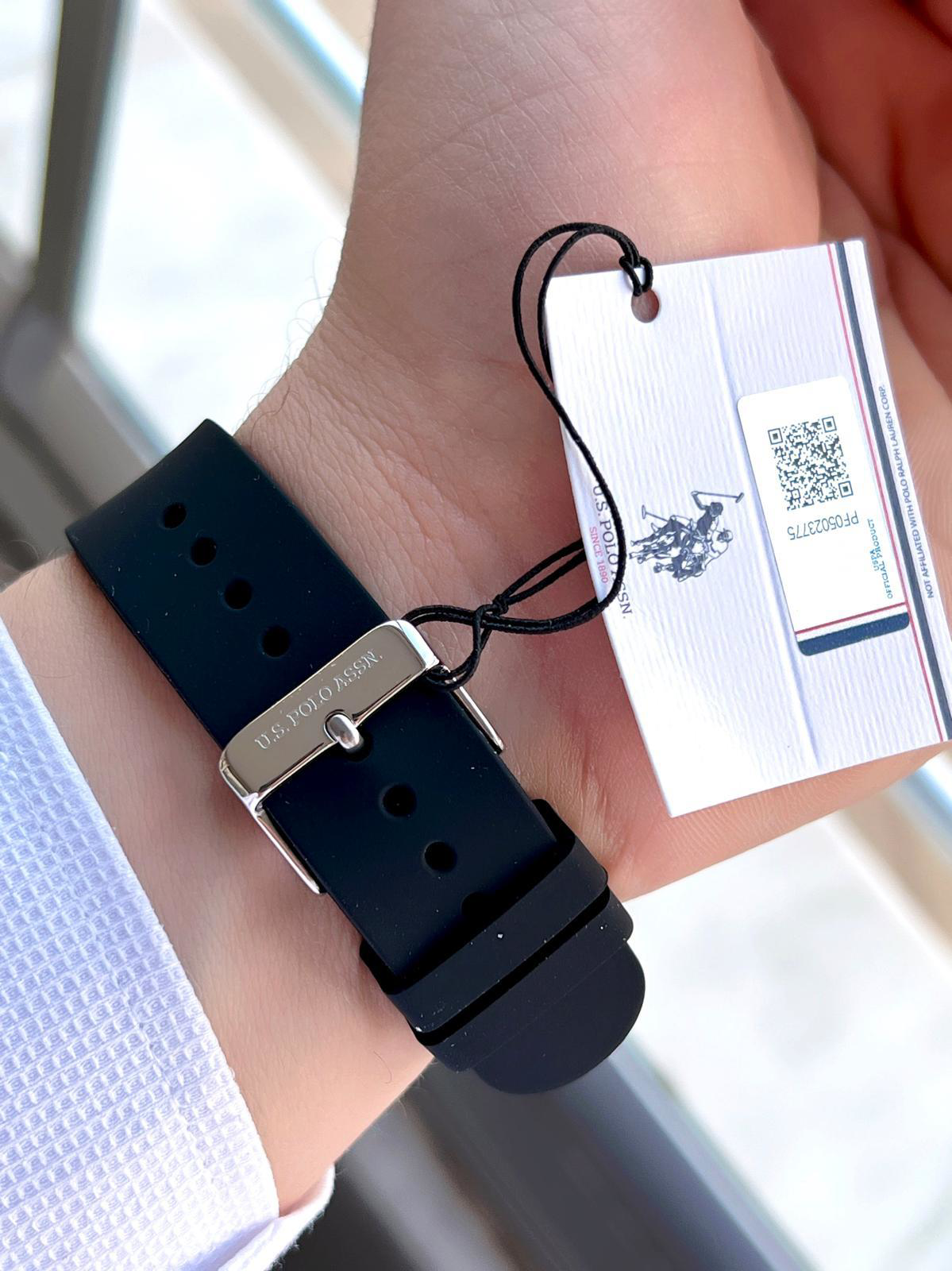 U.S.POLO ASSN Silikon Kordon 3 Atm Suya Dayanıklı Spor Erkek Kol 