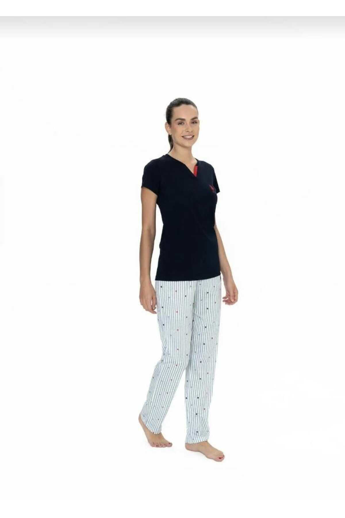 Kadın Lacivert Pijama Takım - 20060