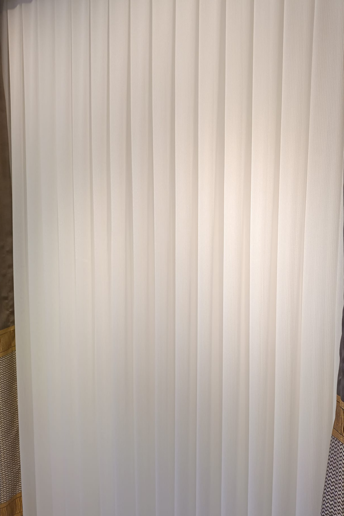 Özgün Home Üst Kalite Balık Sırtı (1/2,5 Normal Pile) Ekru Tül Perde