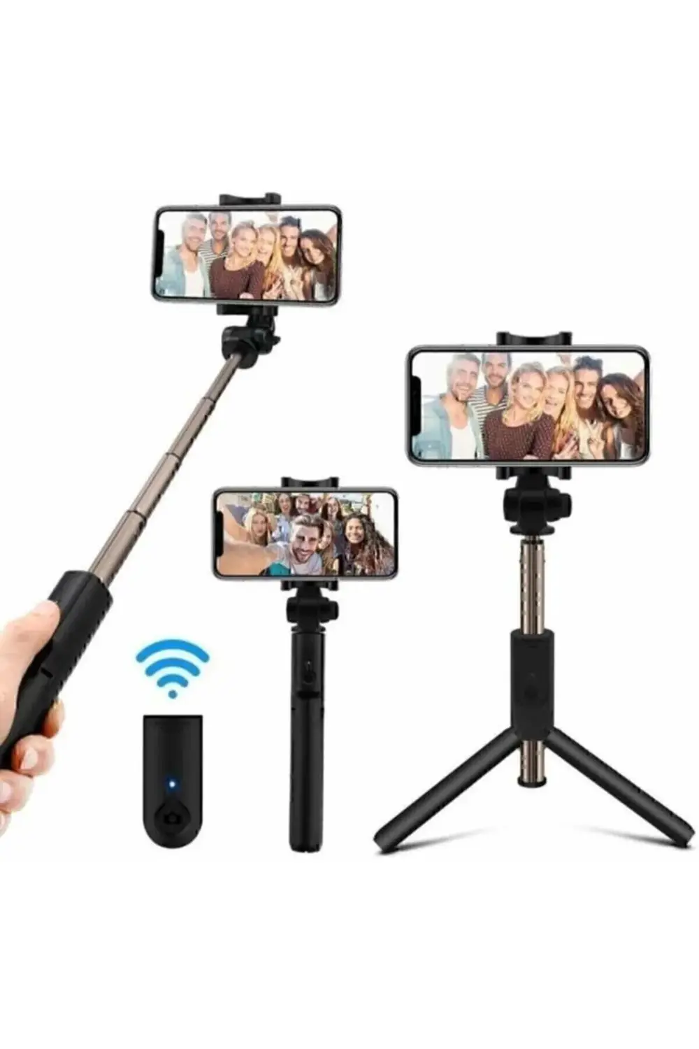Üst Kalite Hobistan K07 Selfi Kumandalı Bluetooth Selfie ÇUBUĞU