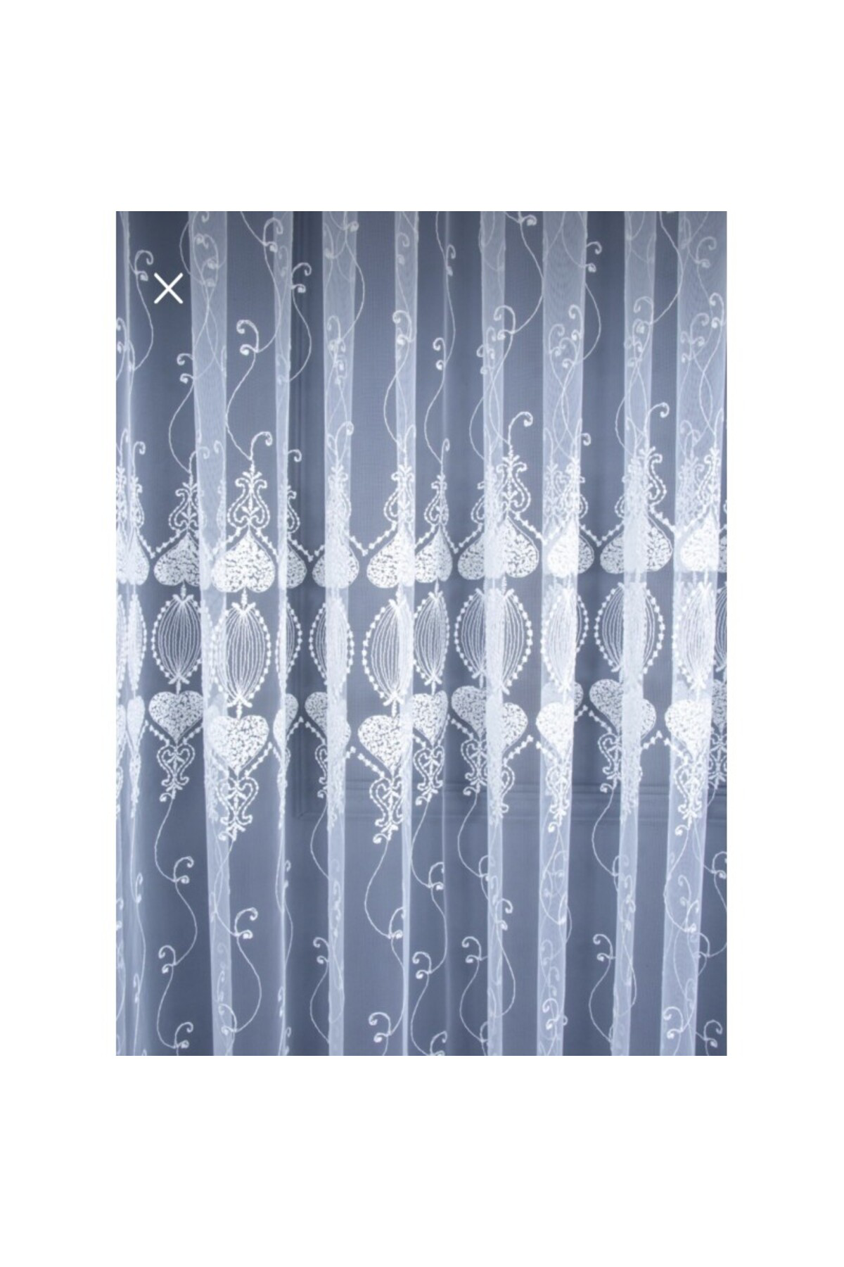 Özgün Home Üst Kalite Sanal Nakışlı Tül Perde (1X2,5 Pile)