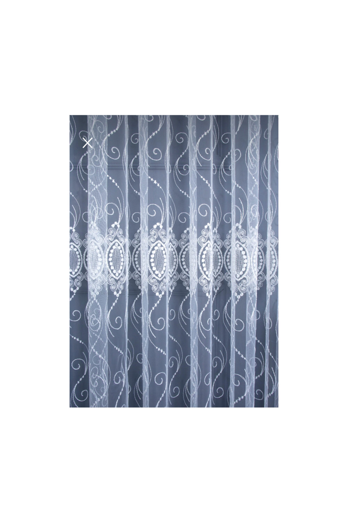 Özgün Home Üst Kalite Sanal Nakışlı Tül Perde (1X3 Pile)