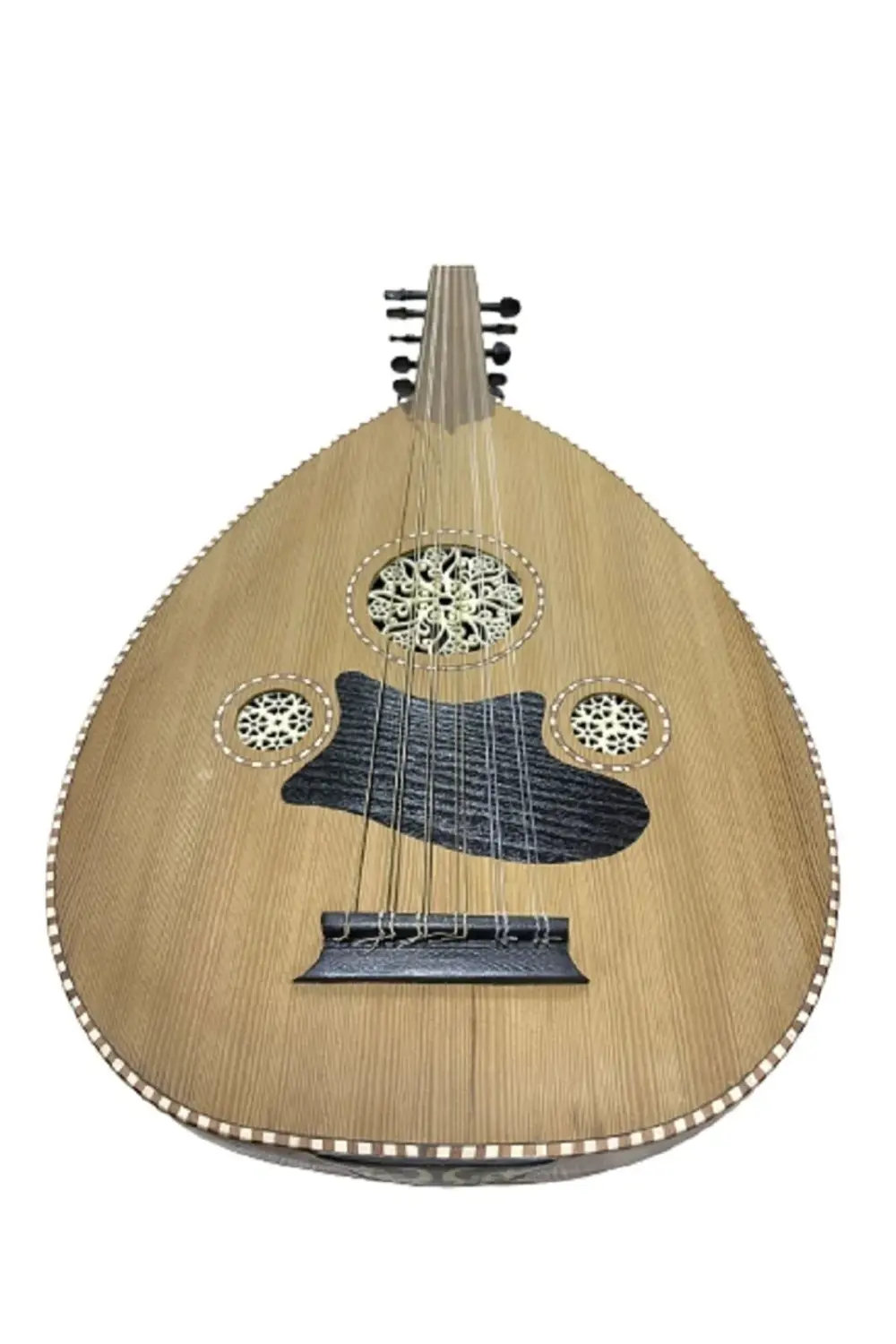 Üst Kalite Ud Kanada Kapaklı Kenar Işlemeli Ceviz-kelebek Prof.