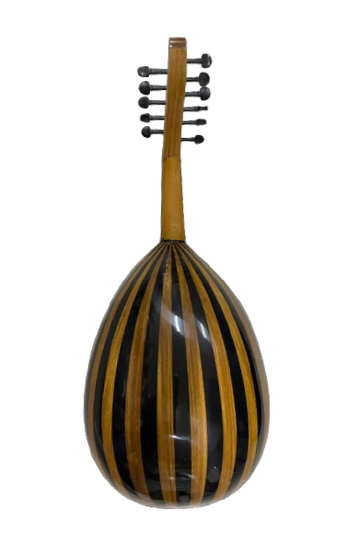 Üst Kalite Ud Kanada Kapaklı Kenar Işlemeli Ceviz-siyah Maun