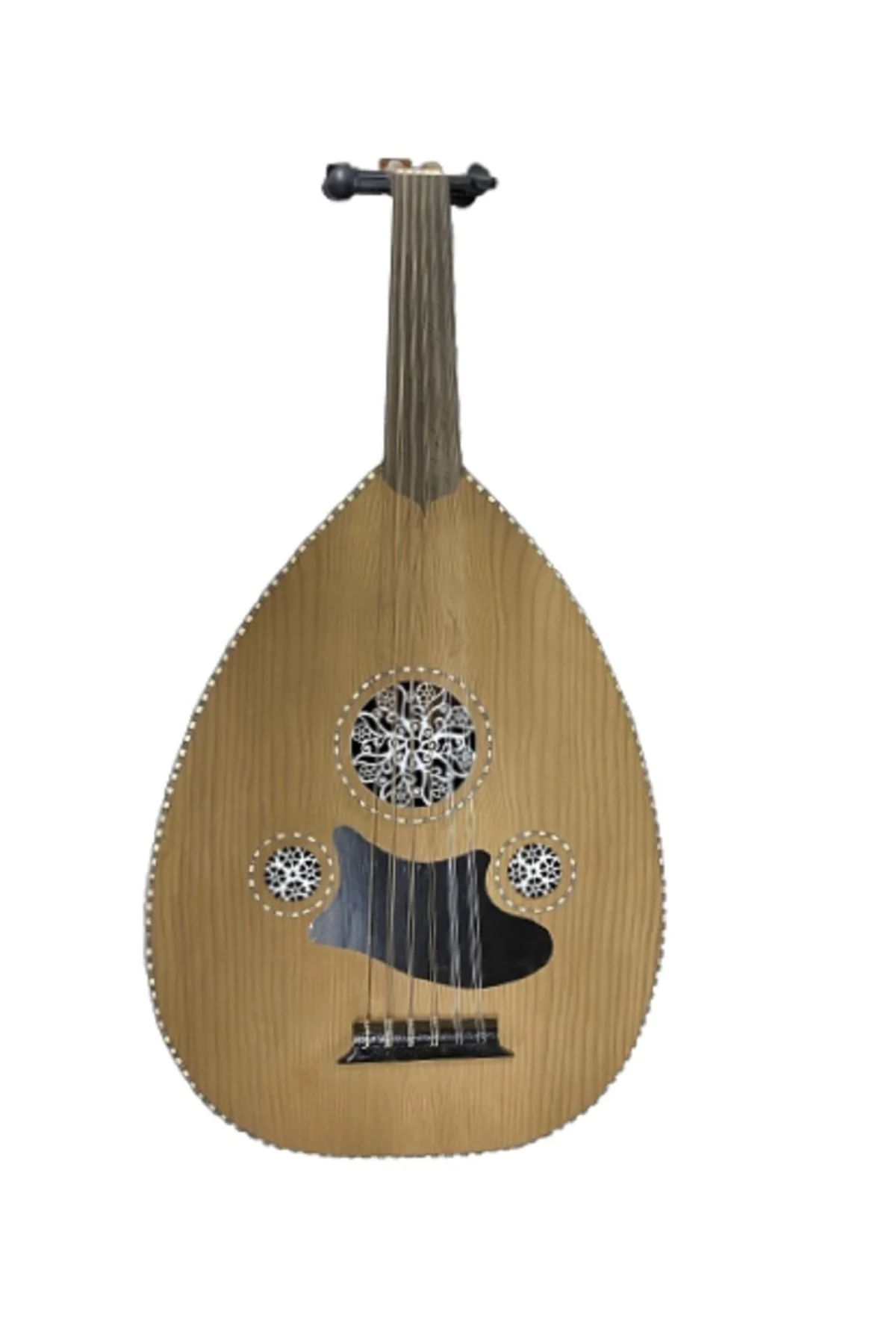 Üst Kalite Ud Kanada Kapaklı Kenar Işlemeli Ceviz-maun