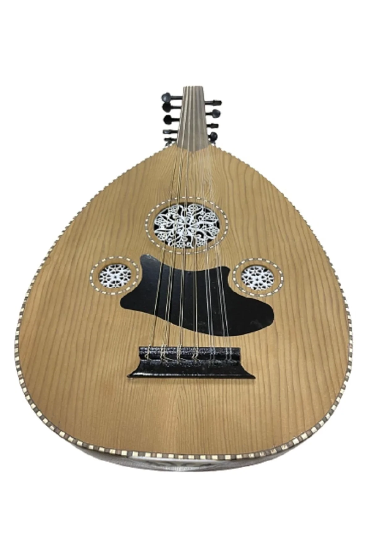 Üst Kalite Ud Kanada Kapaklı Kenar Işlemeli Ceviz-maun