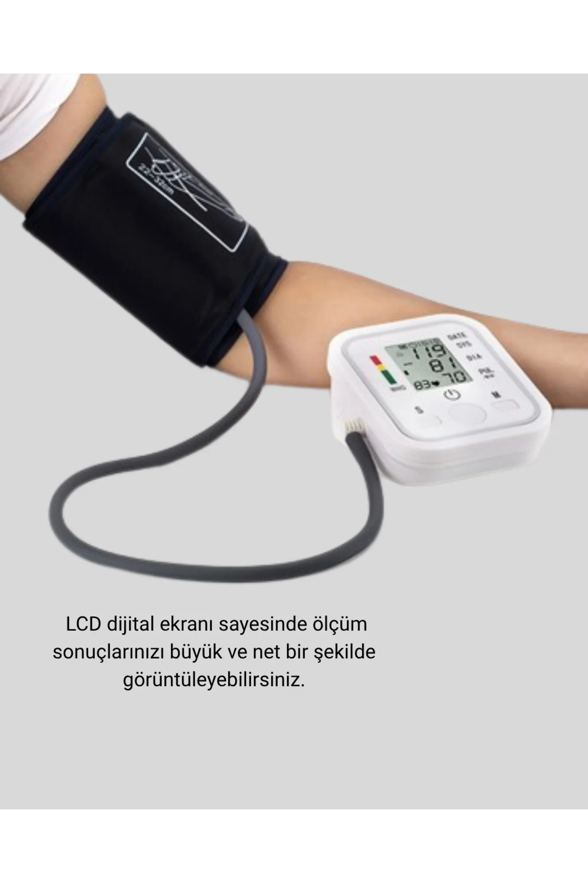 Üst Koldan Ölçüm Dijital Tansiyon Aleti – IHB Aritmi Uyarılı ve Ç