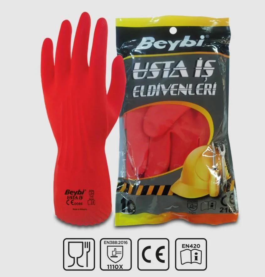 Usta İş Lateks Eldiven NO:9