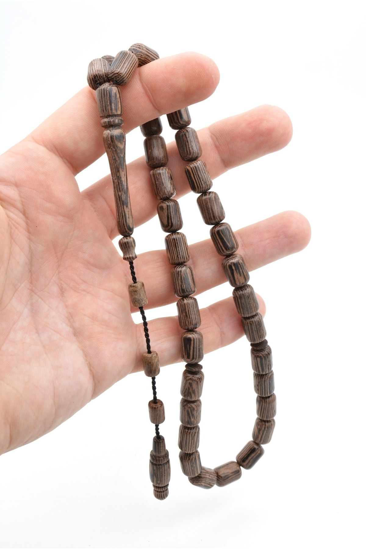 Murty99 Usta İşi Sistemli Kapsül Kesim Venge Ağacı Tesbih İri Boy