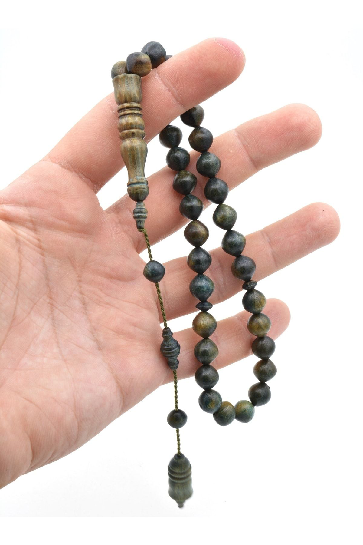 Usta Işi Sistemli Sığırcık Kesim Pelesenk Ağacı Tesbih