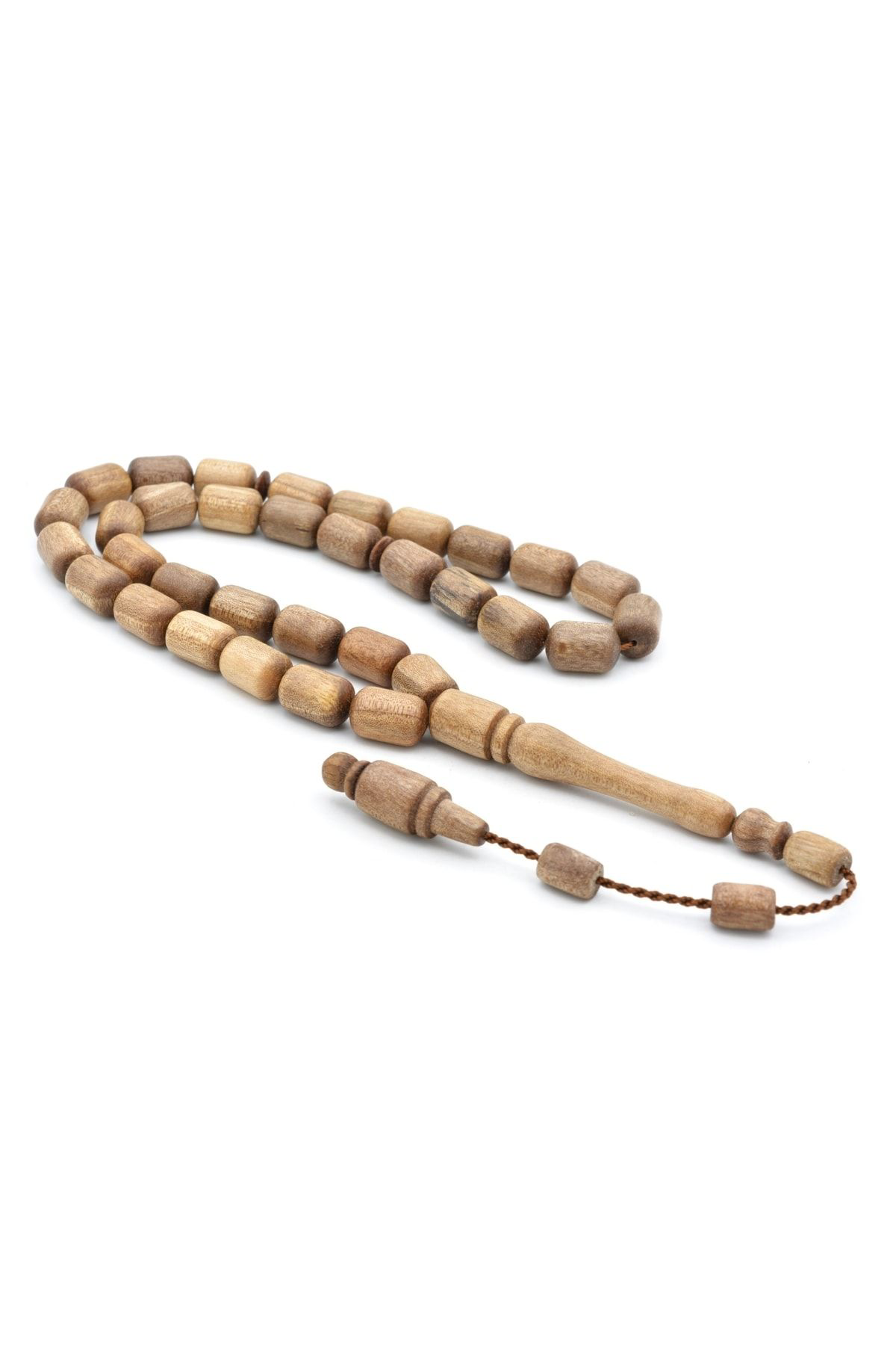 Murty99 Usta İşi Sistemli Kapsül Kesim Ceviz Ağacı Tesbih İri Boy