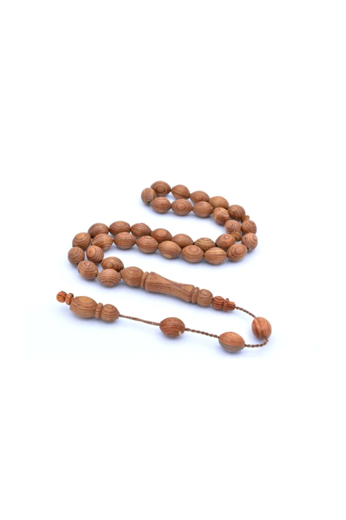 Usta Işi Sistemli Arpa Kesim Afrika Ağacı Tesbih 006