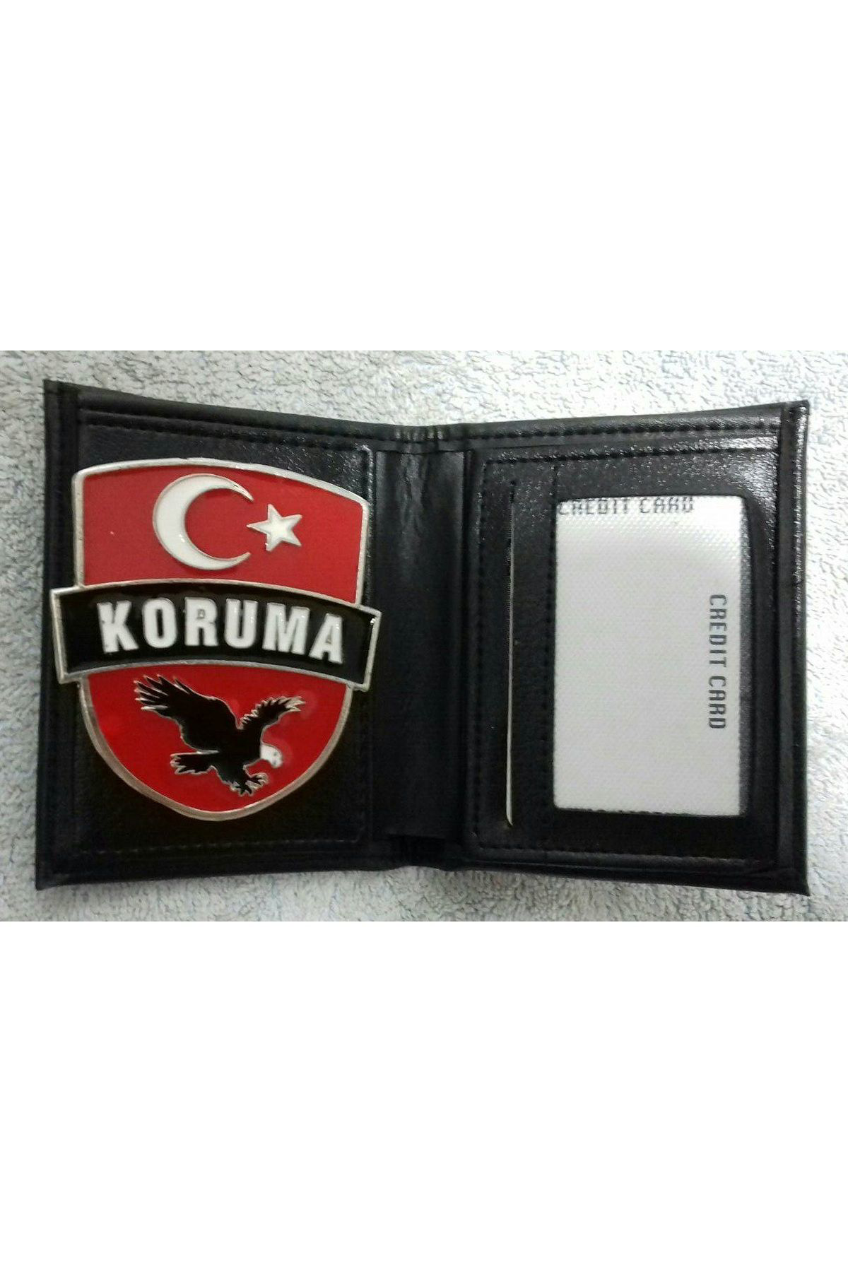 USTALIK ESERİ.YAKIN KORUMA ROZETLİ CÜZDANI v +1 ADET ROZET SATINA